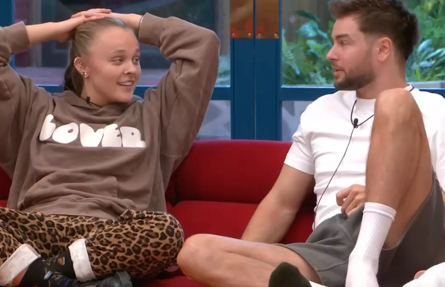 Viewers at home branded Chris' remarks as 'creepy' (ITV)