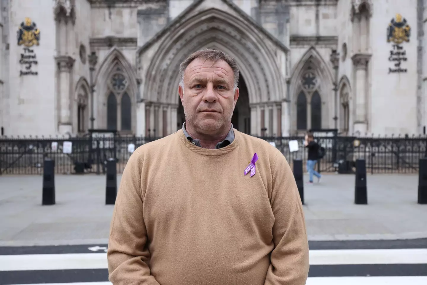 Paul Battersbee outside the High Court in May 2022.