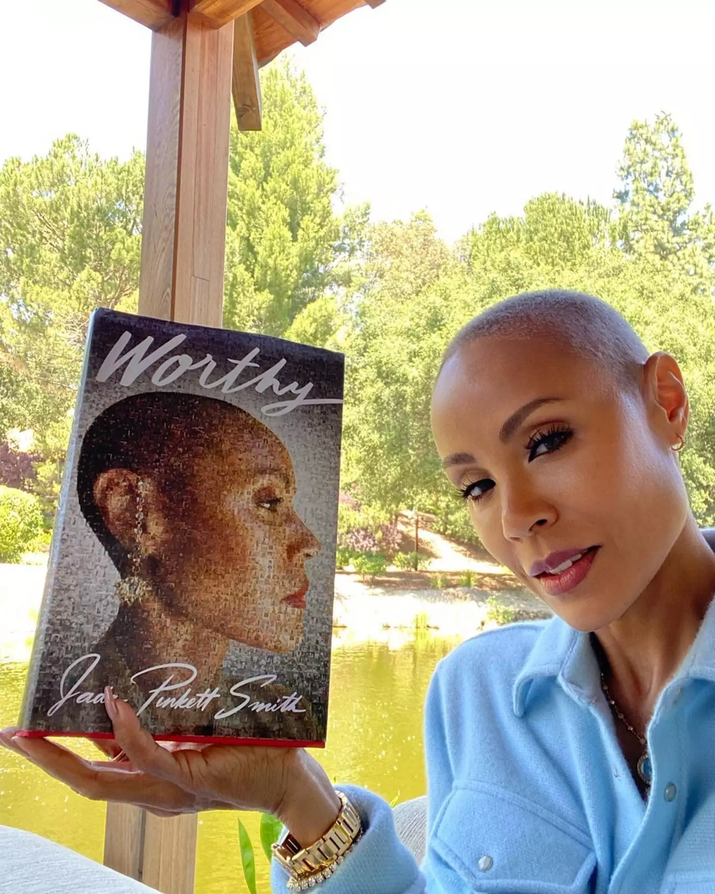 Jada said she addresses the topic in her new book.