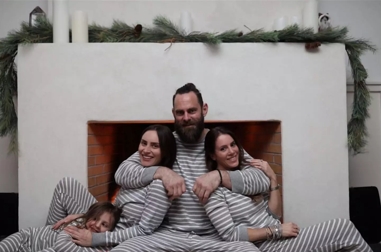 (Pictured) Katie, her ex-husband Evan and his new wife Megan.