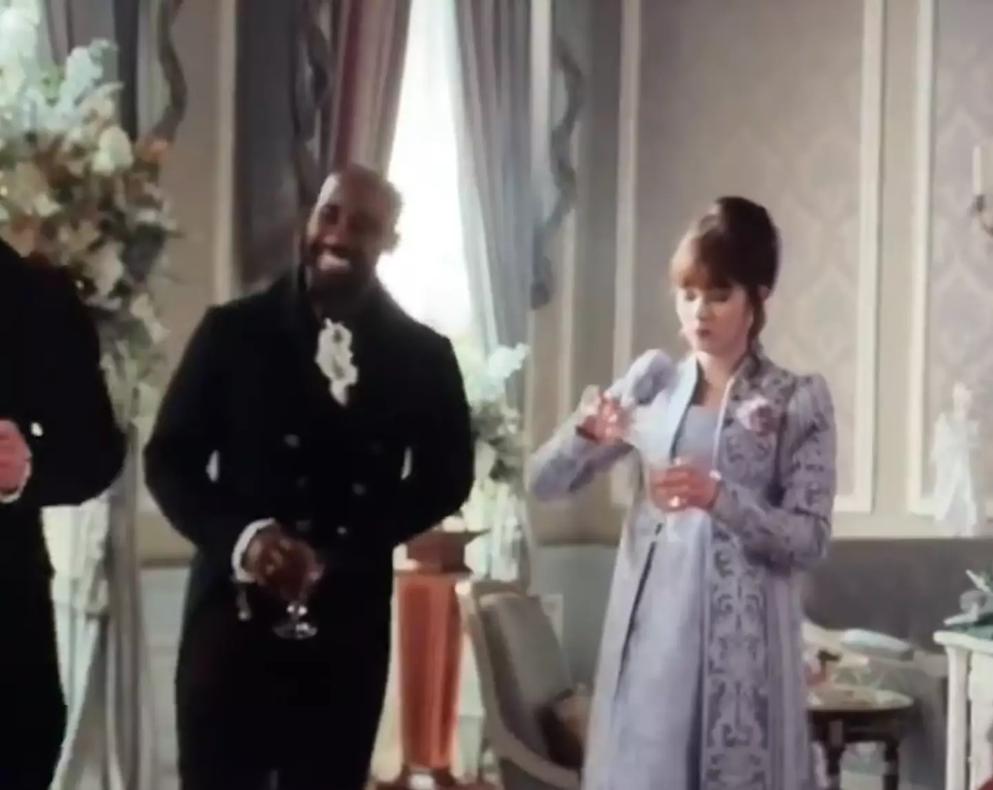 Bridgerton viewers were howling at Eloise's 'improv' scene. (Netflix)