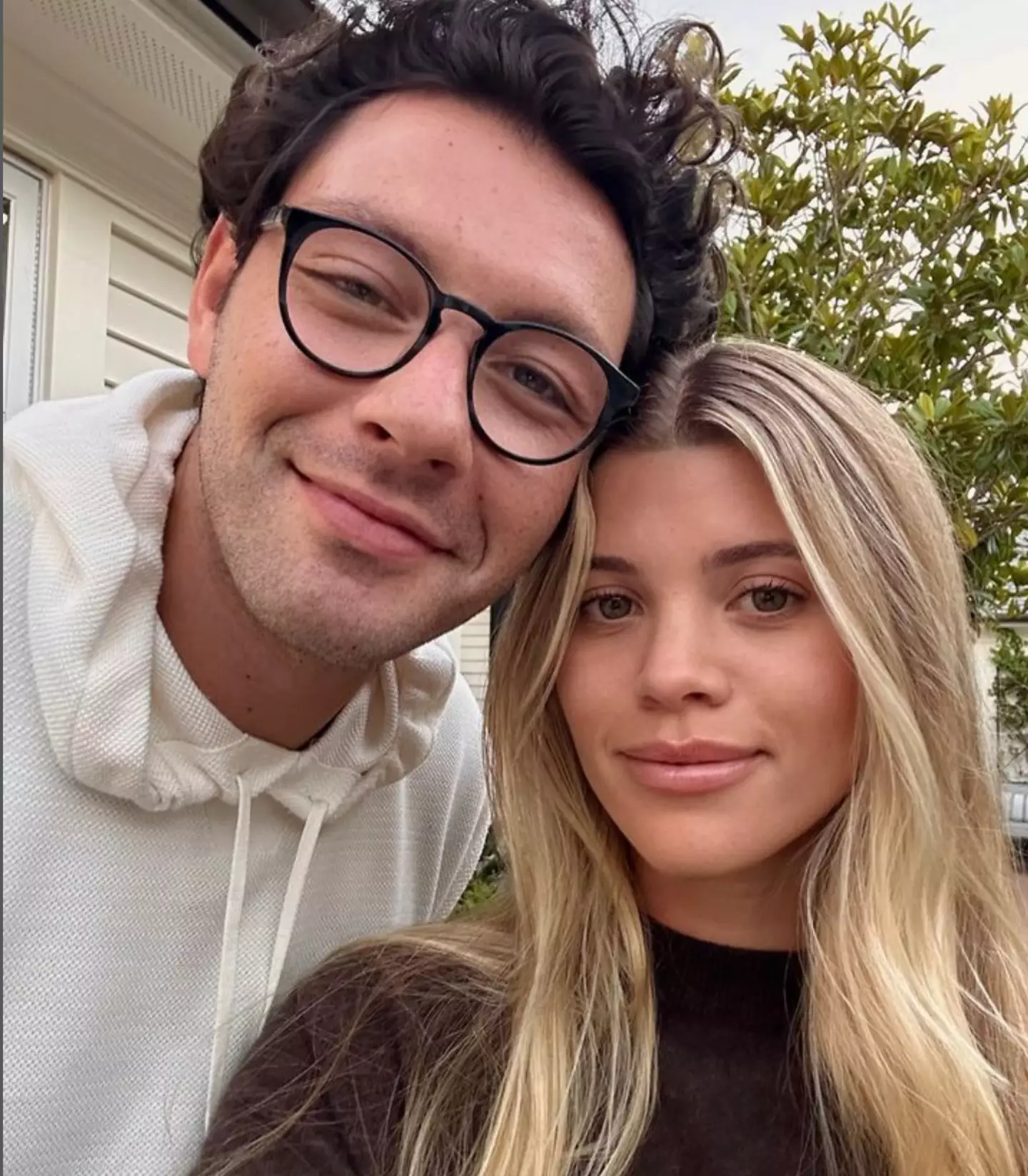 The couple got married last year.