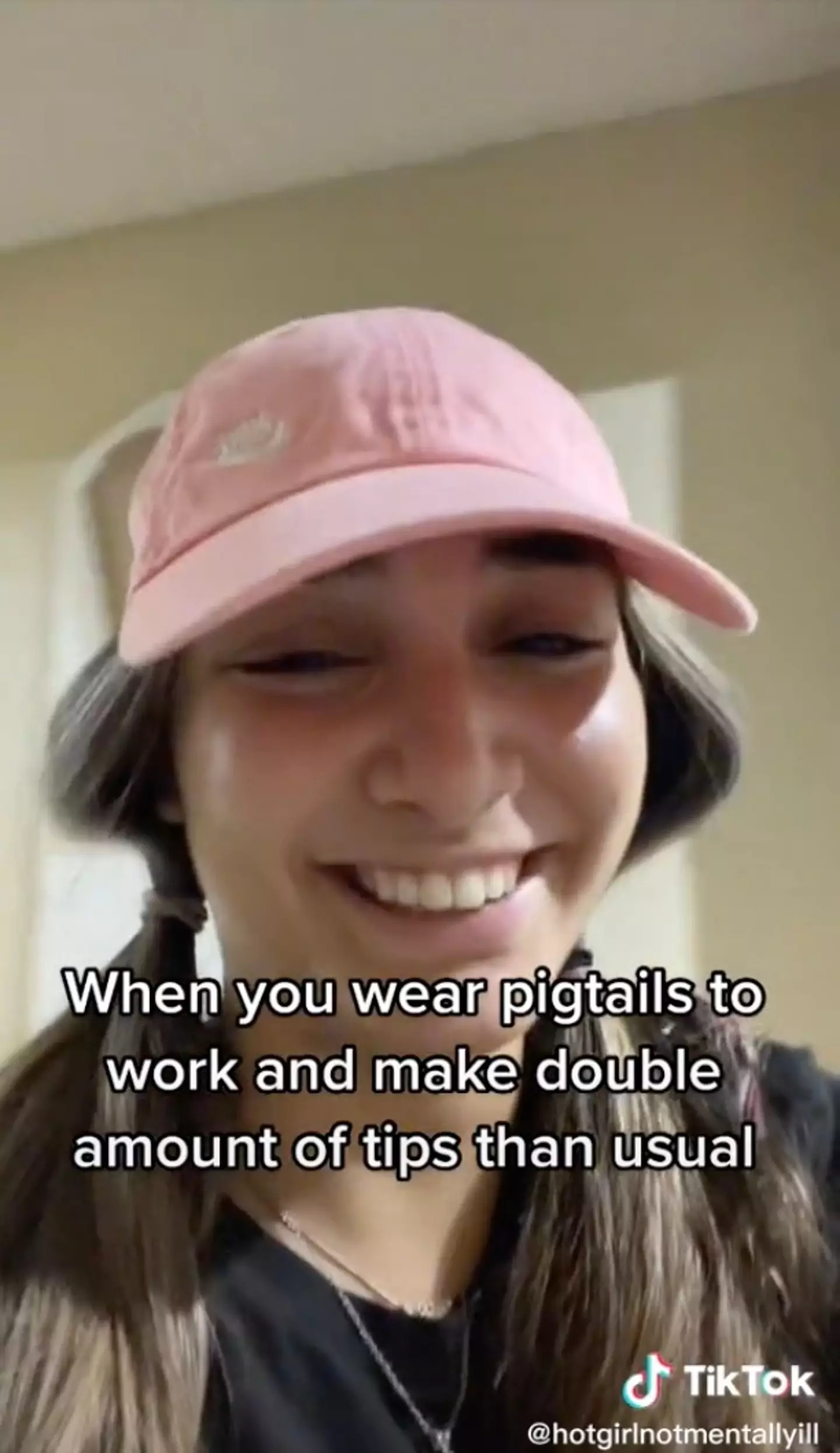 Grace racked up the extra cash by putting her hair in pigtails.