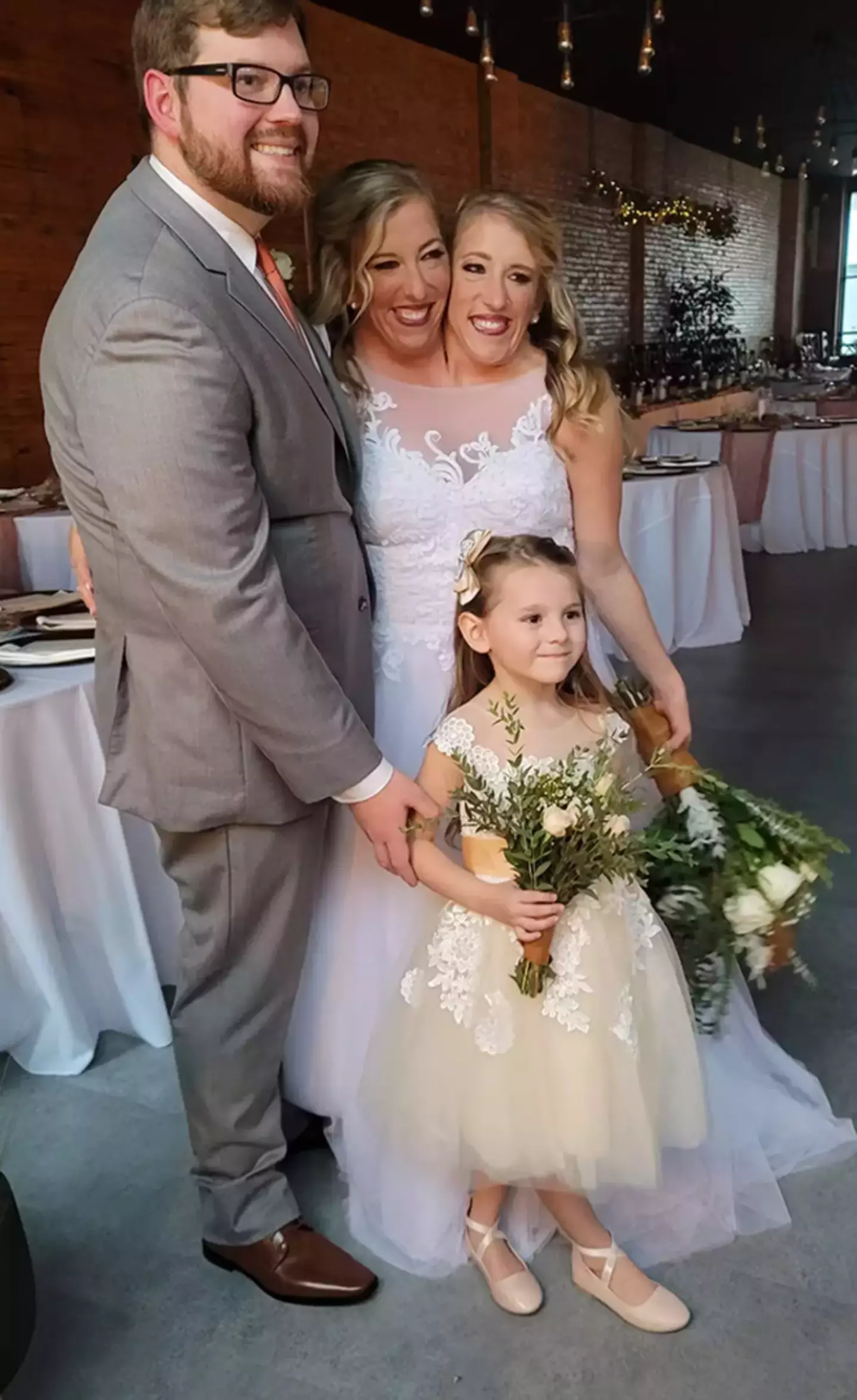 Abby tied the knot with her husband Josh last year (Facebook/Josh Bowling)