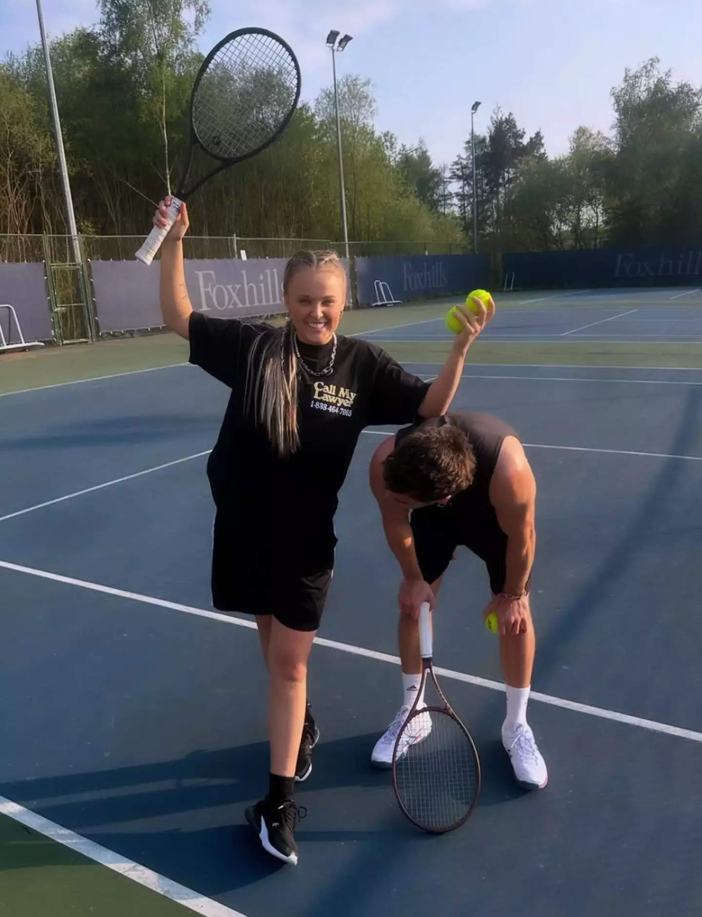 JoJo has struck up an unlikely friendship with Love Island star Chris Hughes (Instagram/@itsjojosiwa)