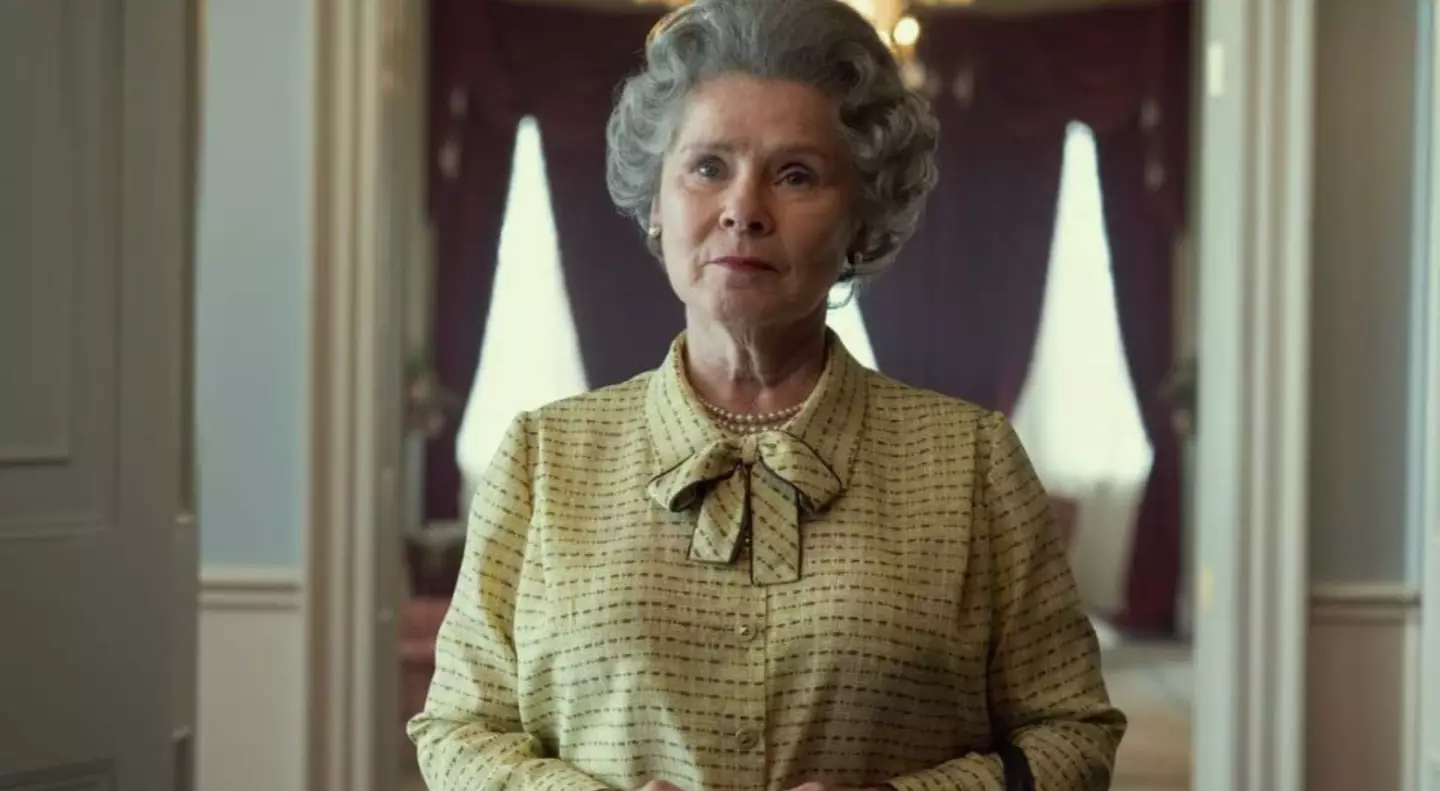 Imelda Staunton as Queen Elizabeth II in The Crown.