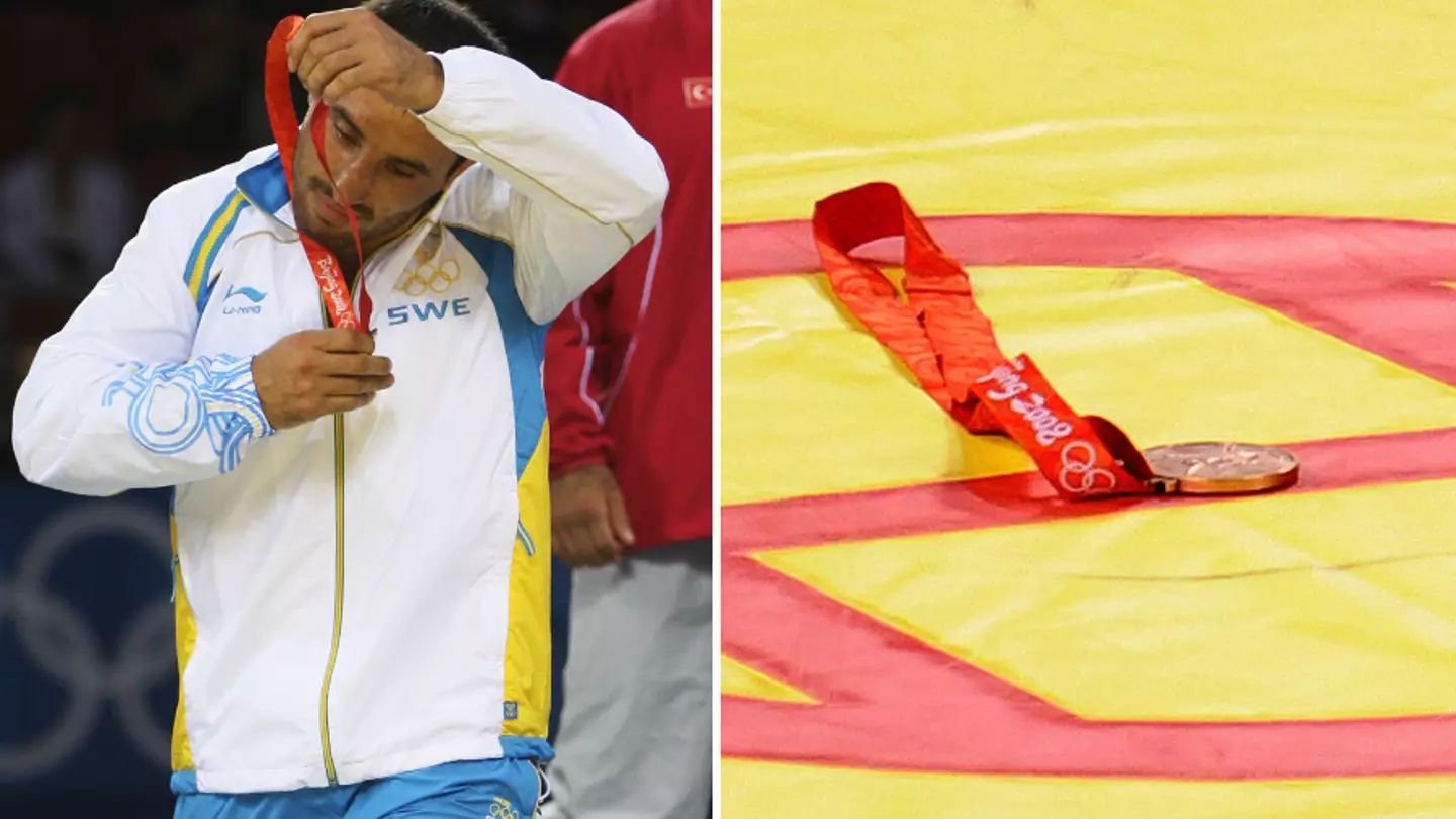 What actually happens if athletes refuse to accept Olympic medal