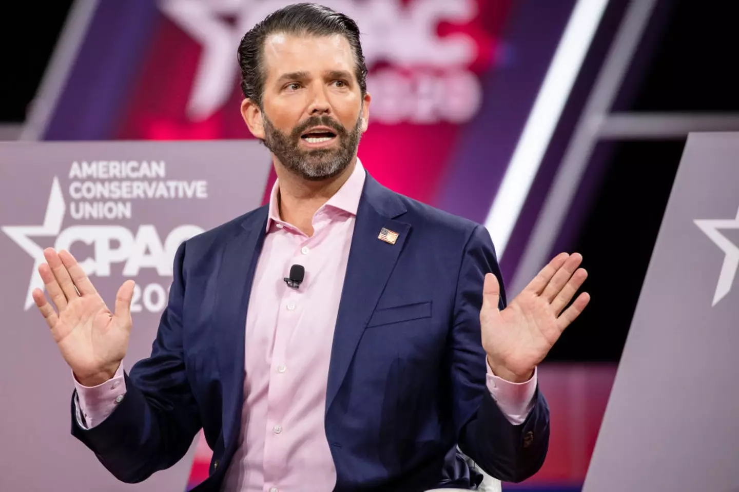 Donald Trump Jr's post has enraged people on X (Samuel Corum/Getty Images)