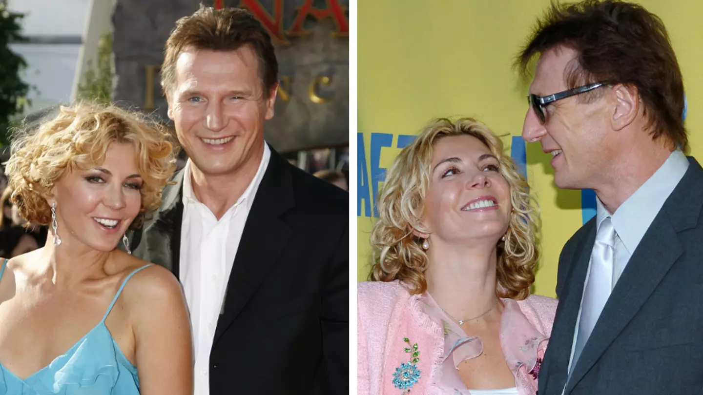Liam Neeson talks to late wife's grave everyday ‘as if she’s here’
