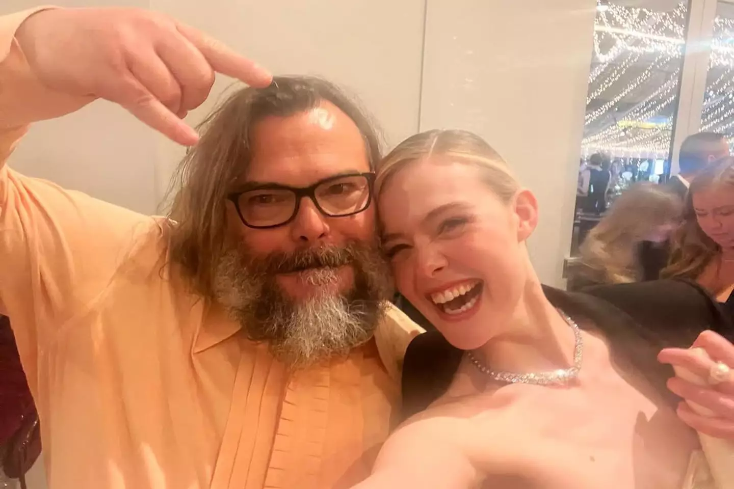 Elle Fanning opened up about her crush on Jack Black last week (Instagram/@ellefanning)