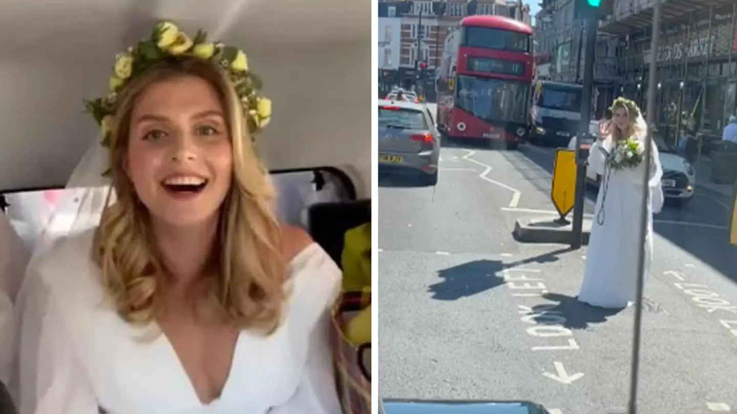 Man Praised For Saving 'Flustered' Bride In Middle Of The Street