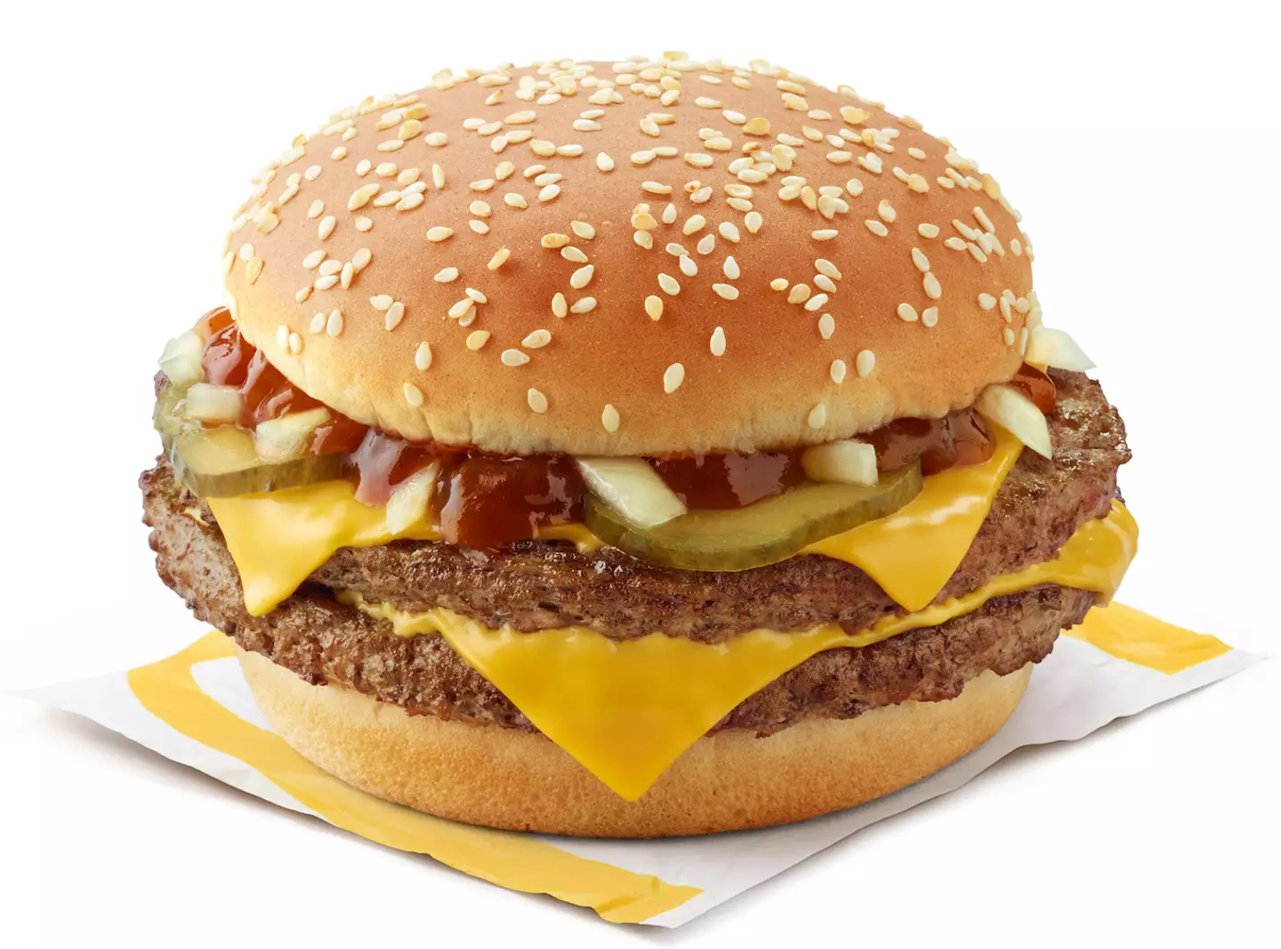The BBQ quarter pounder is new (