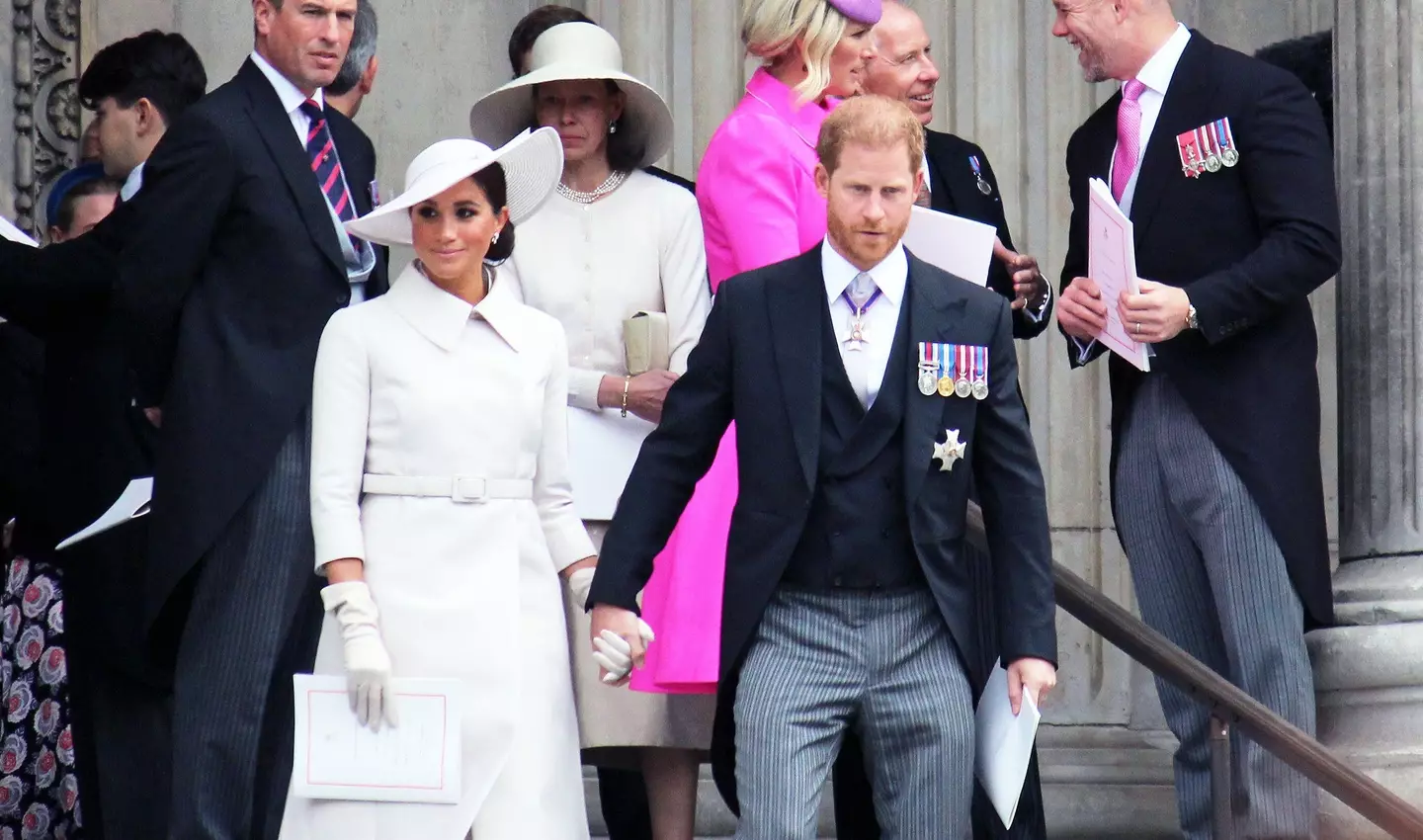 Both Harry and Meghan visited the UK earlier in the summer to mark the Queen's Platinum Jubilee celebrations.