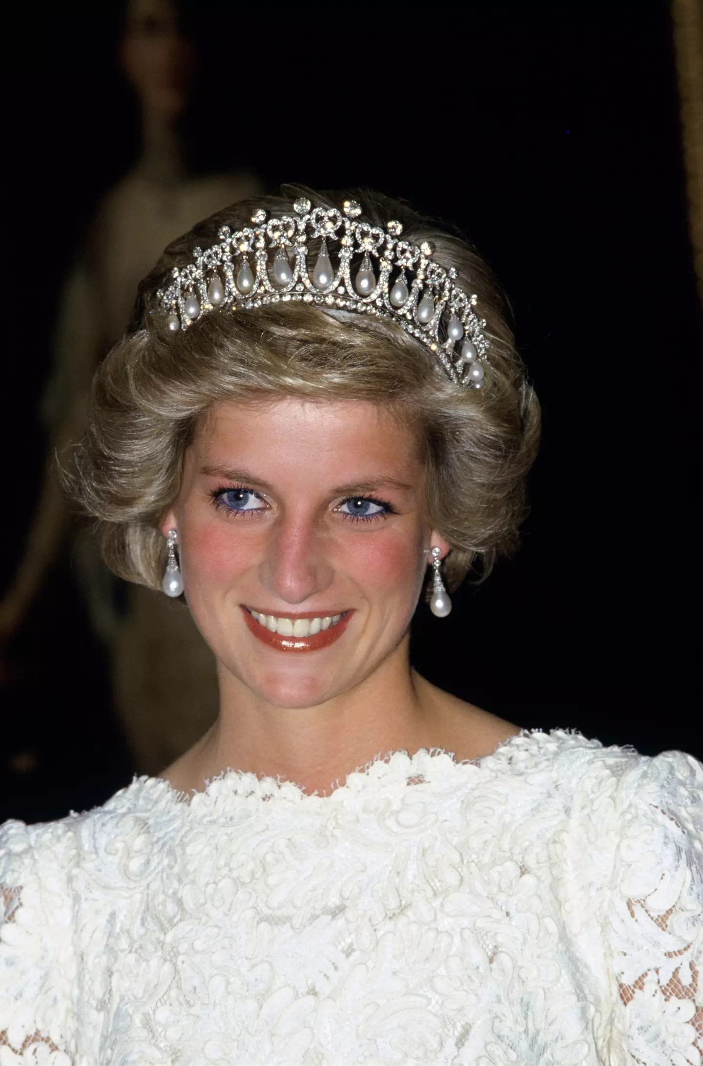 The tiara was previously given to Princess Diana by Queen Elizabeth (Tim Graham Photo Library via Getty Images)