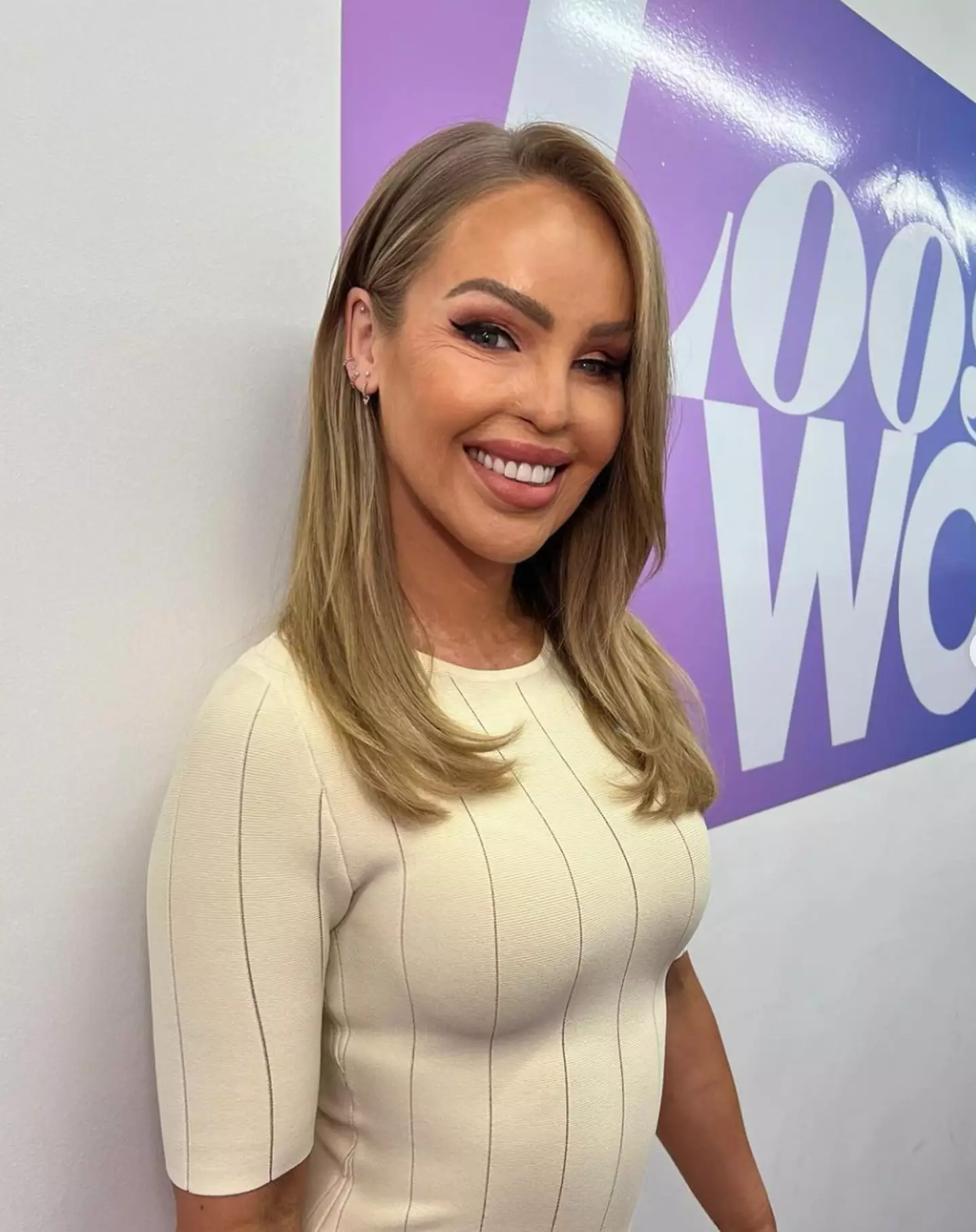 Katie Piper was inundated with support from her Loose Women co-stars following the disgusting hate comment (Instagram/@katiepiper_)