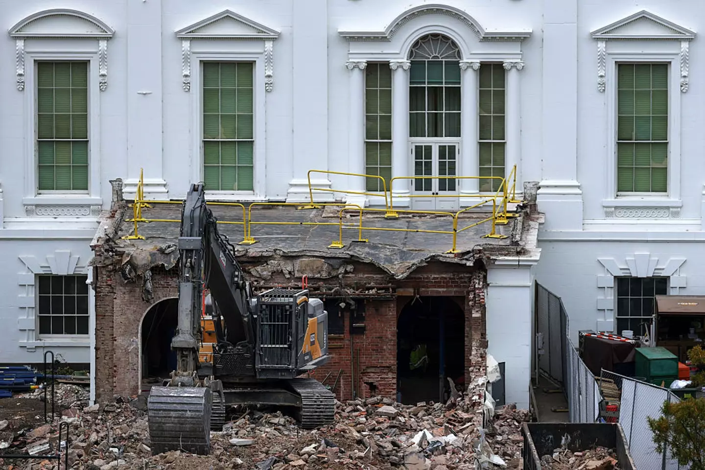 Trump's tore down the East Wing of the White House, which has long been home to the offices of America’s first ladies (Alex Wong / Staff / Getty Images)
