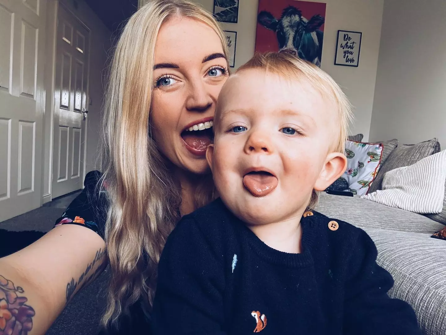 Fi was diagnosed with cancer just weeks after she welcomed a baby boy.