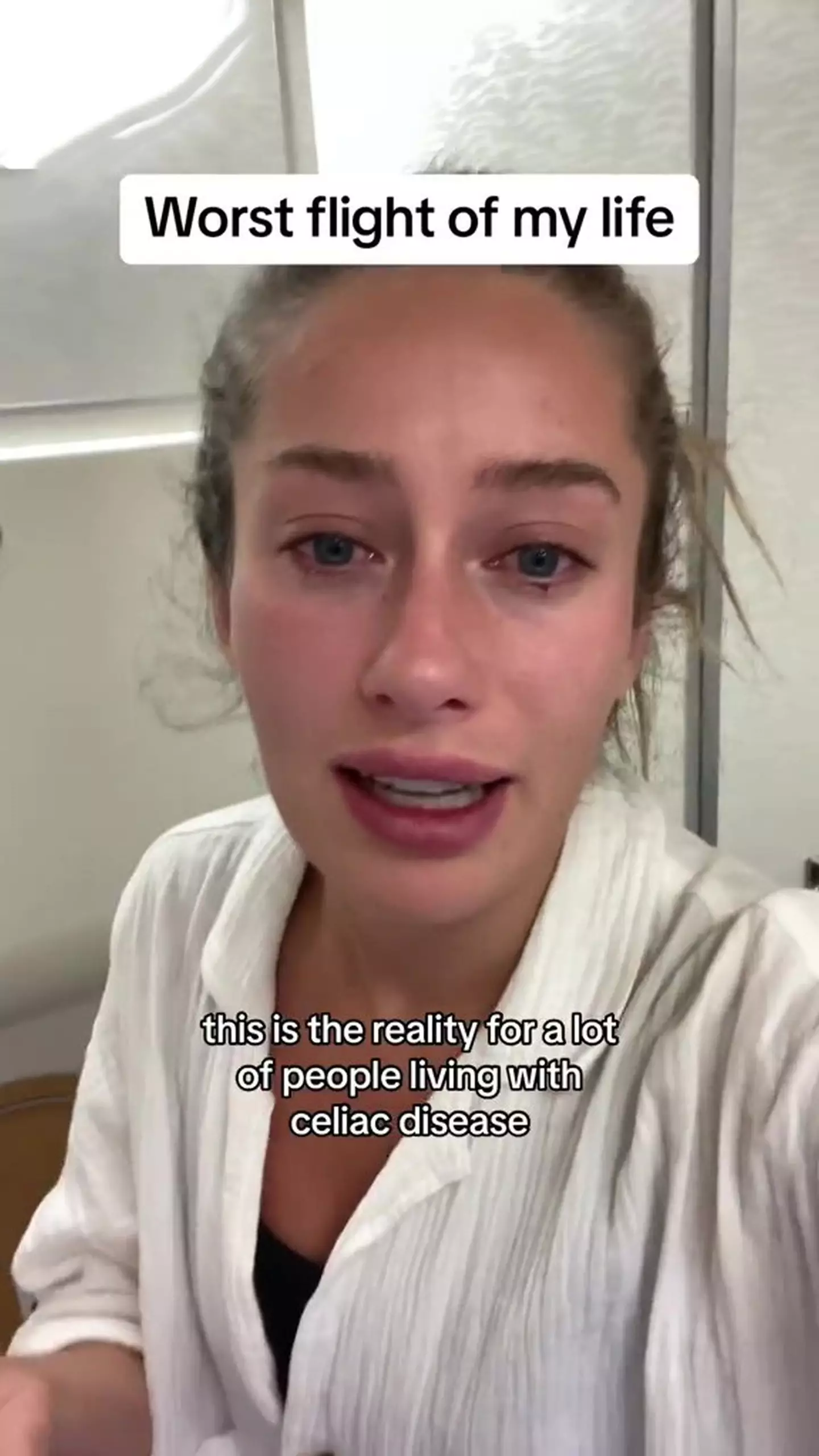 She posted a video about the ordeal on TikTok.