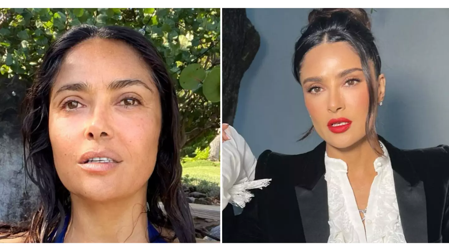 Salma Hayek, 56, says cow bones are secret to keeping herself looking young