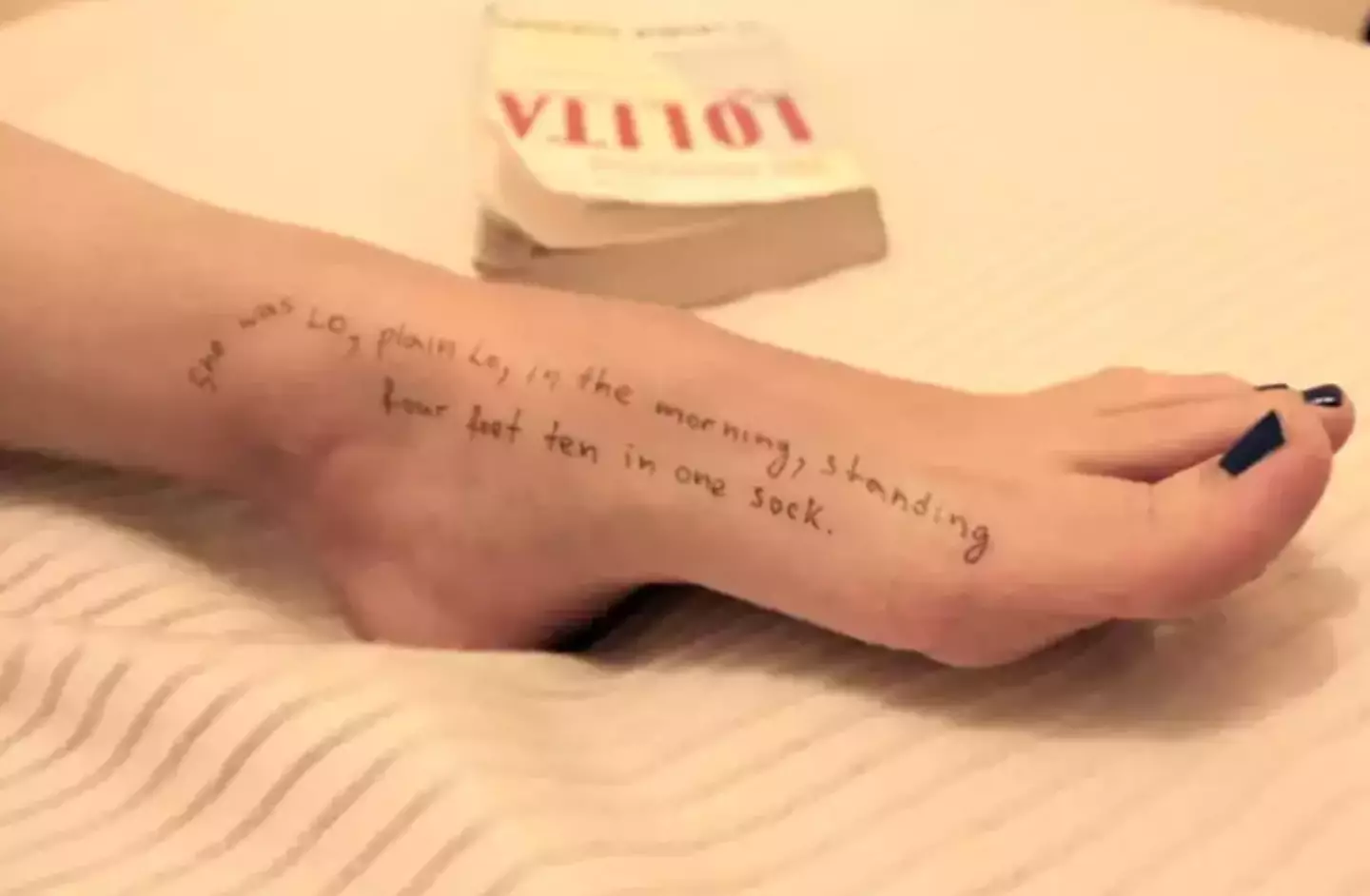 Some of the images showed quotes written on women's body parts (House Oversight Committee)