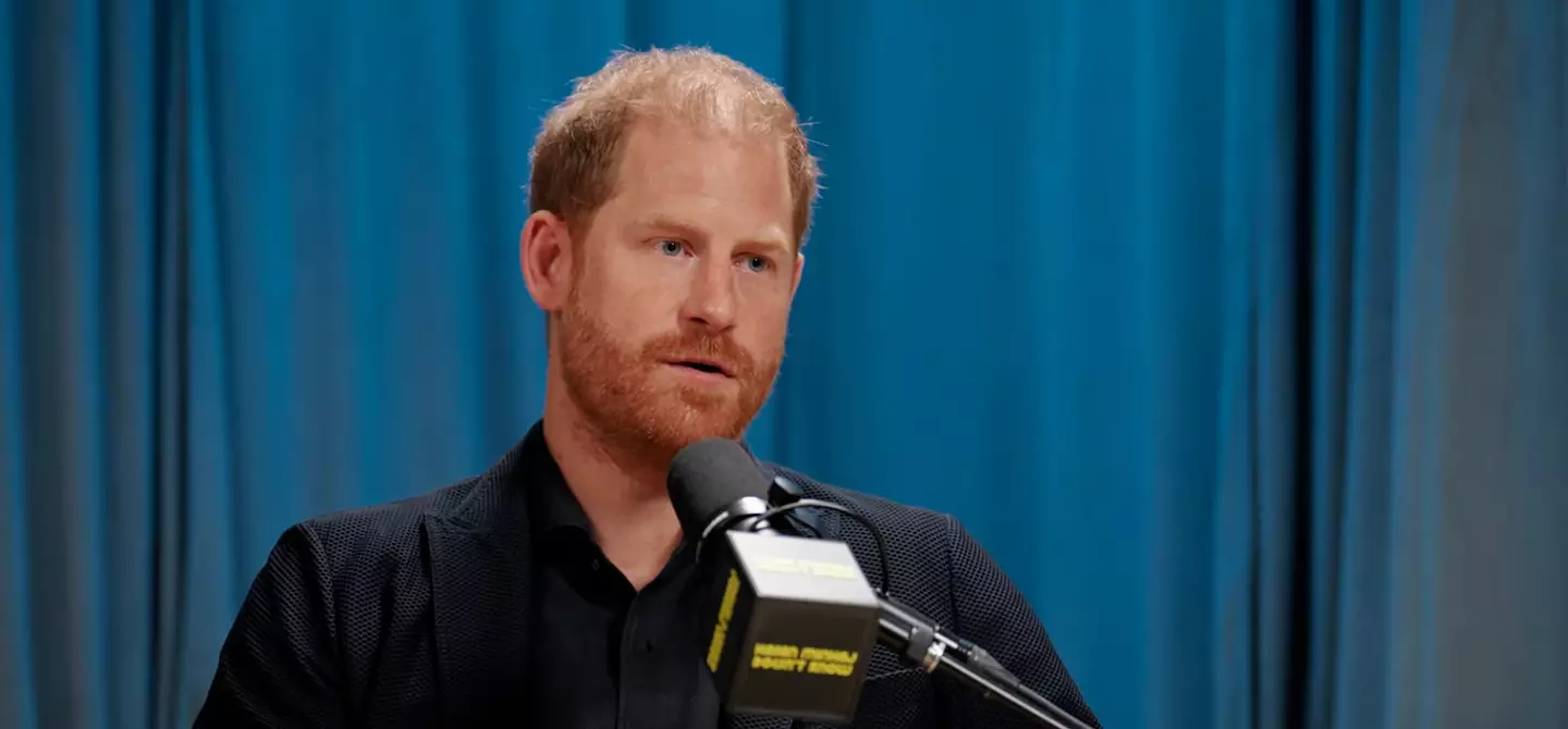 Prince Harry has discussed why he and Meghan Markle keep Prince Archie and Princess Lilibet's identities hidden on social media in a new interview (YouTube/@HasanMinhaj)