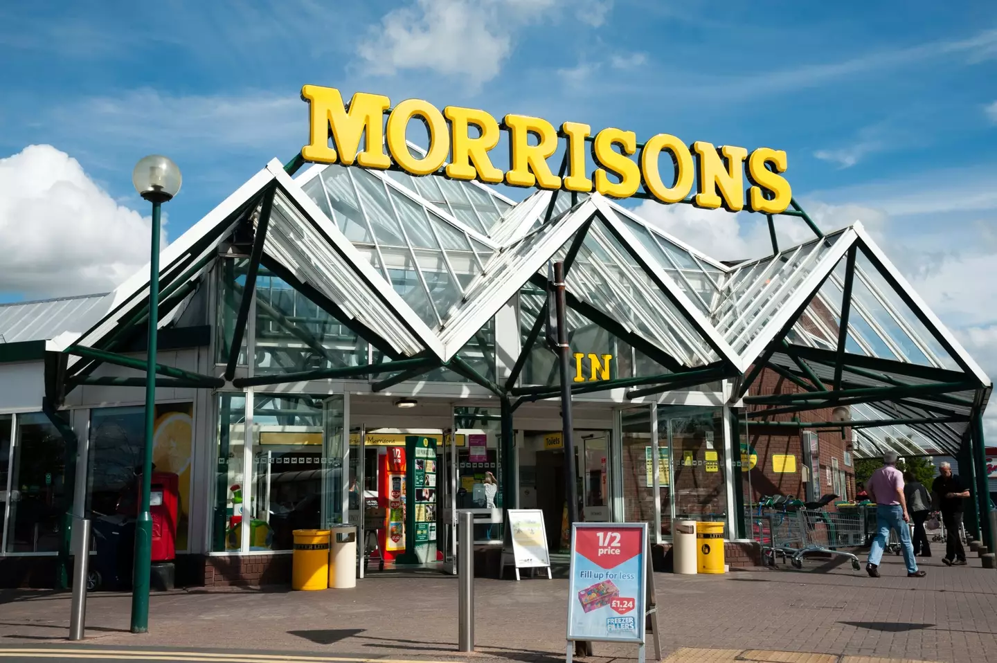 The prices at Morrisons in Manchester have reportedly increased.