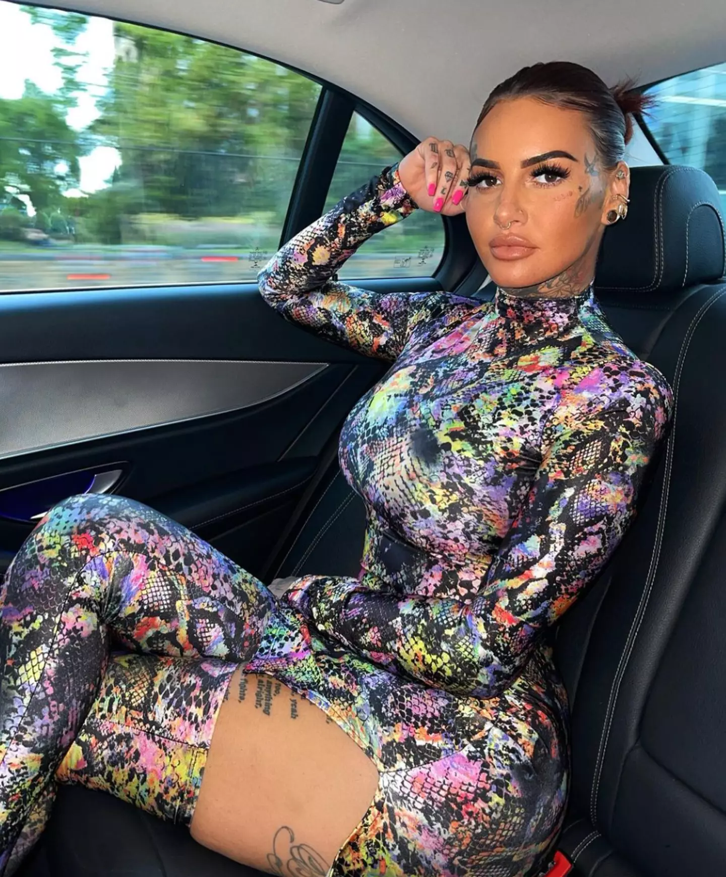 Jemma Lucy was forced to terminate her ectopic pregnancy.