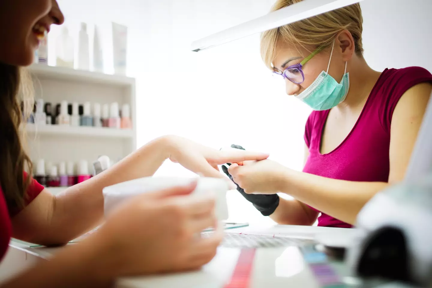 Acrylic nails are basically nail enhancements that combine a liquid acrylic with a powder.