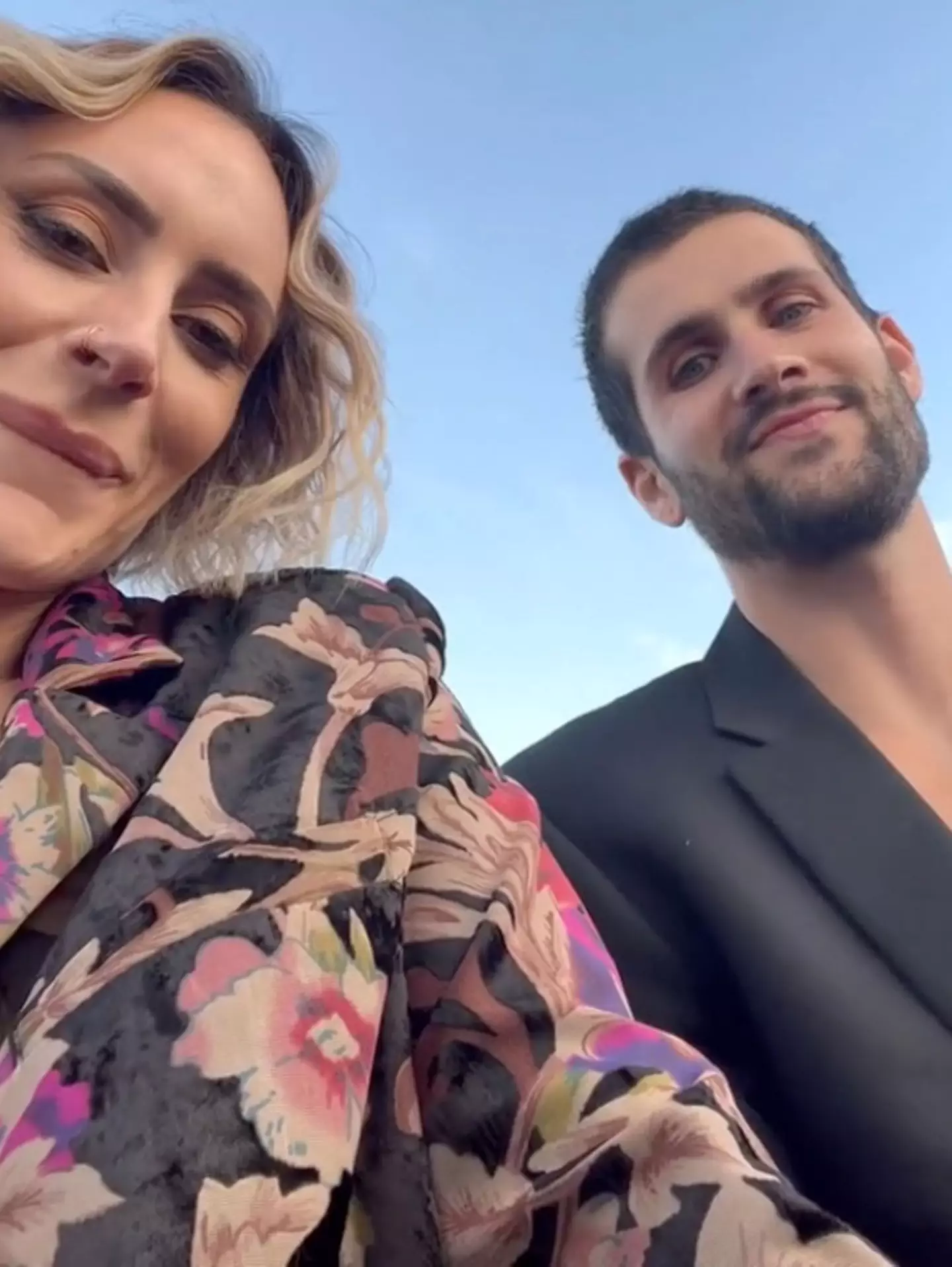 Katie attended Evan and Megan's wedding with her new partner.