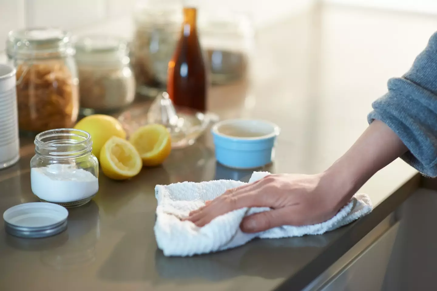Vinegar can come in as a great cleaning ingredient.