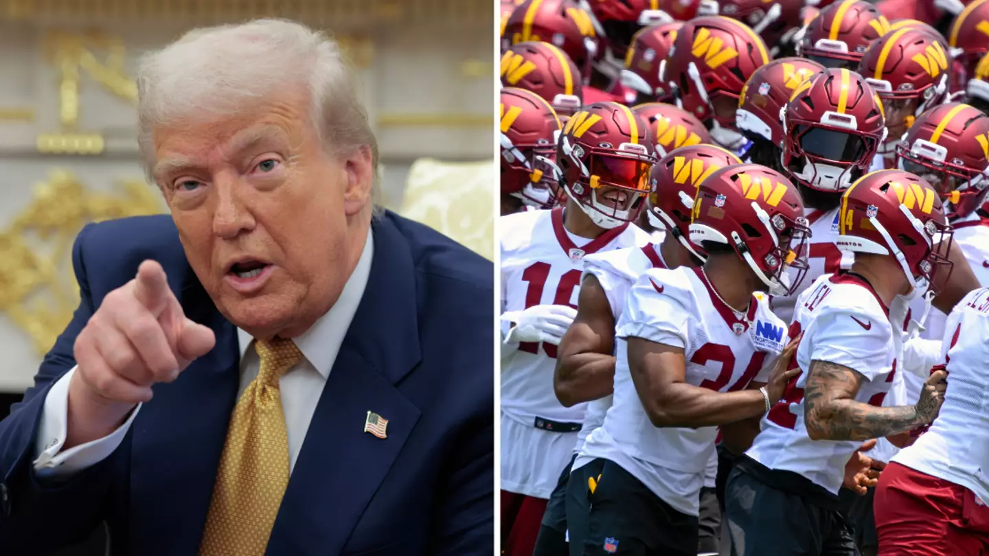 Donald Trump issues threat to football team about what will happen if they don't change their name