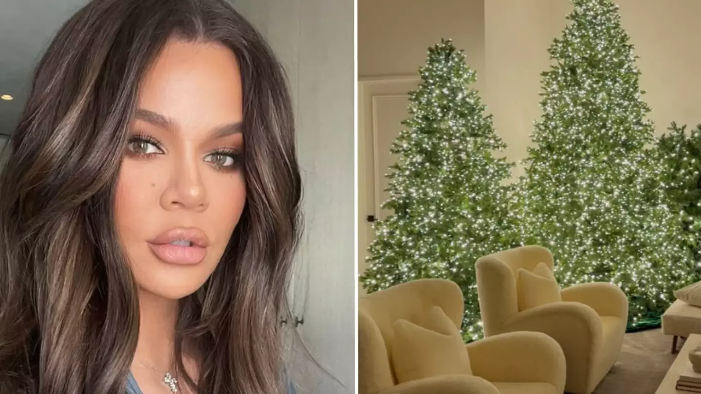 Khloe Kardashian fans spot dangerous detail after she shows off Christmas decorations