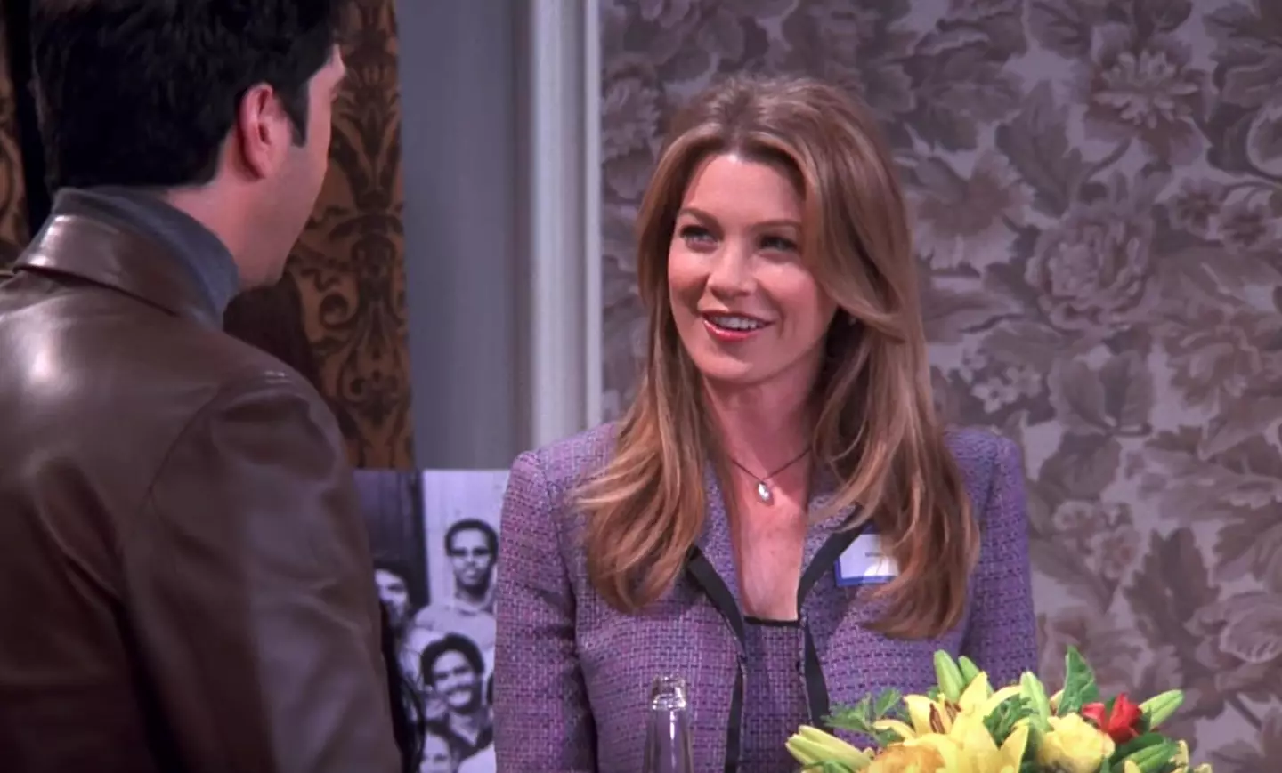Ellen plays a former love interest for Chandler and Ross. (NBC)
