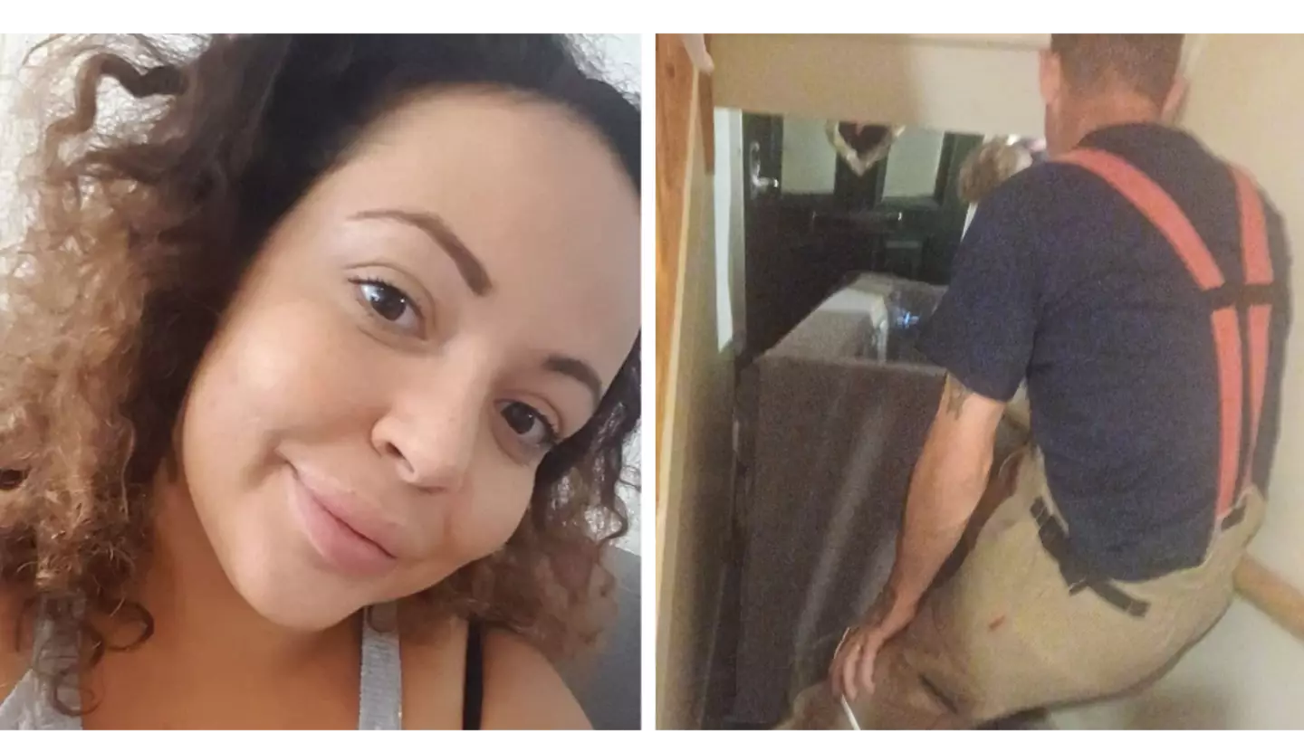Woman forced to call 999 after getting stuck underneath sofa