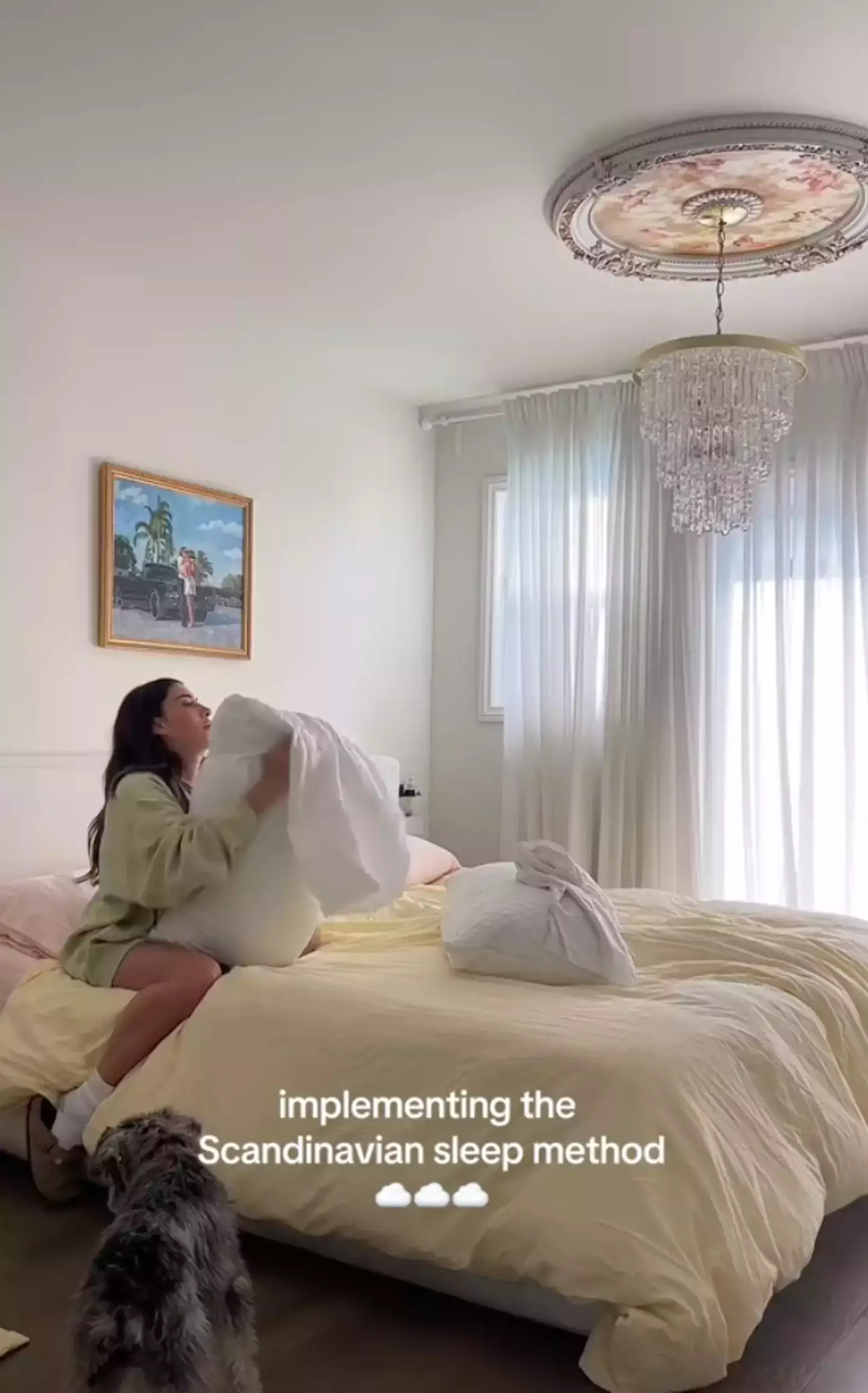 The TikTok influencer claimed the double duvet trick could save marriages.
