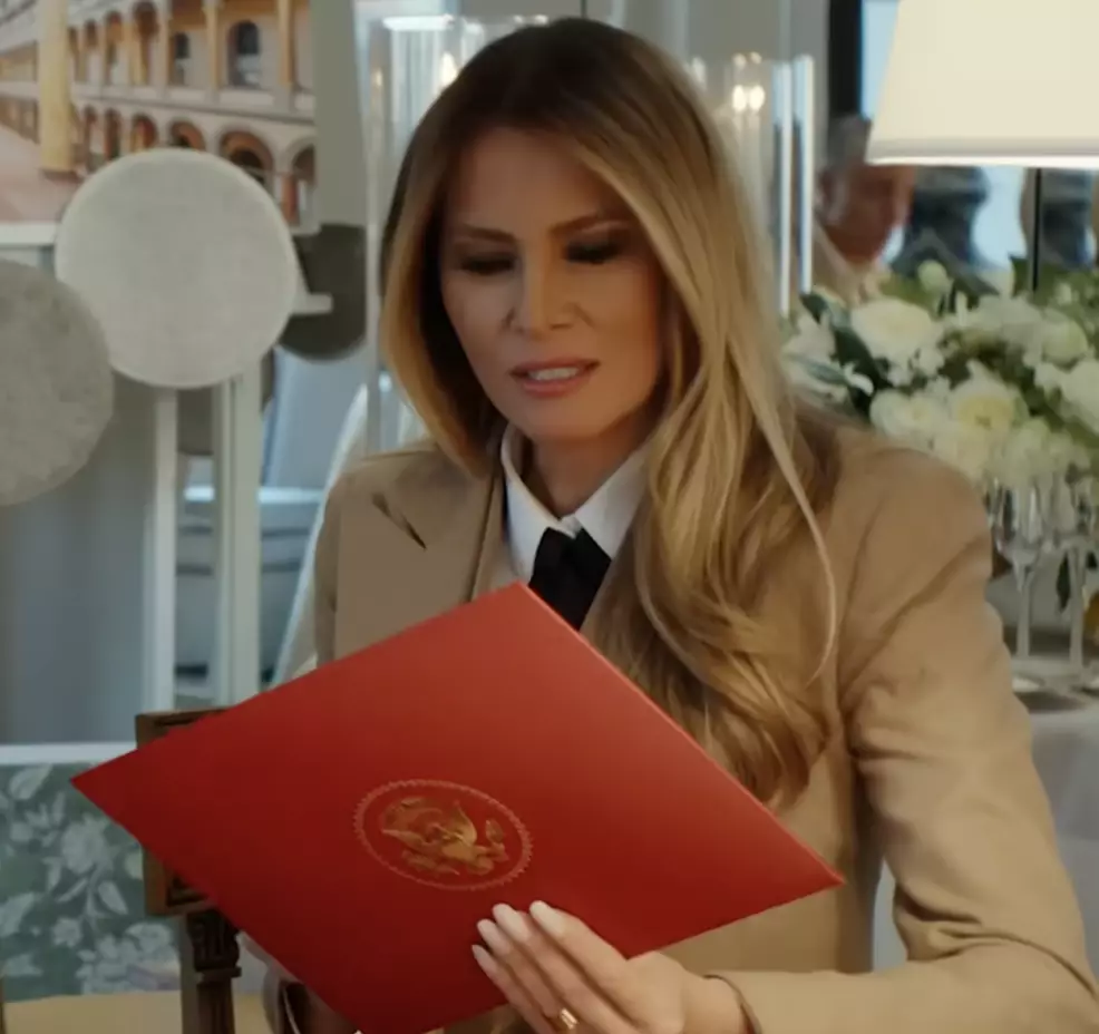 'Melania' follows the first lady over 20 days in the lead up to Donald's inauguration (Amazon/MGM Studios)