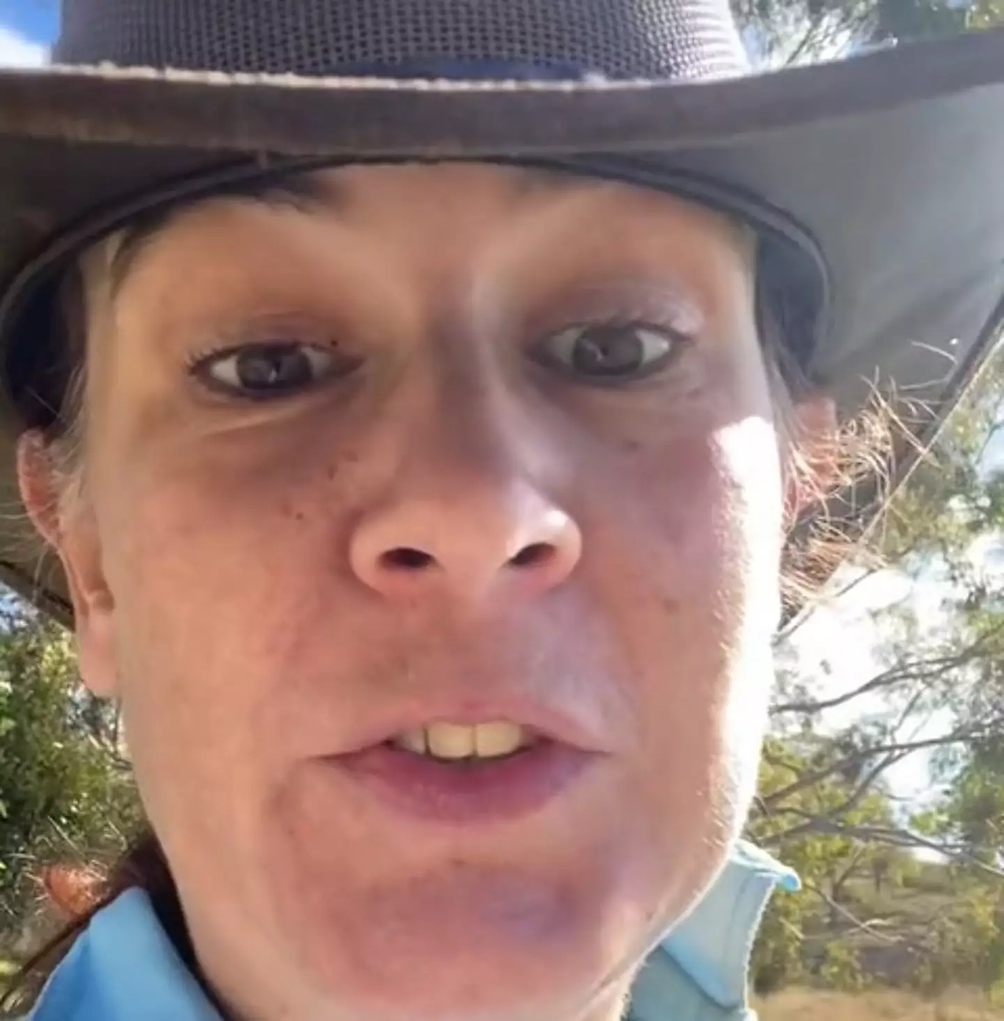 The 41-year-old runs a gardening business and volunteers for the Rural Fire Service.