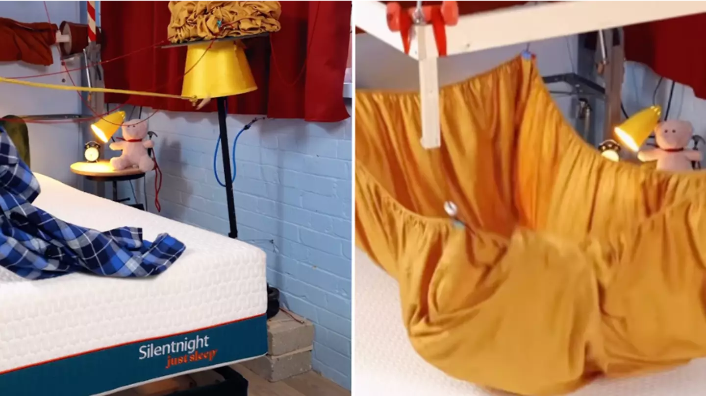 People don't know how to feel after world's first 'bed-making machine' goes viral