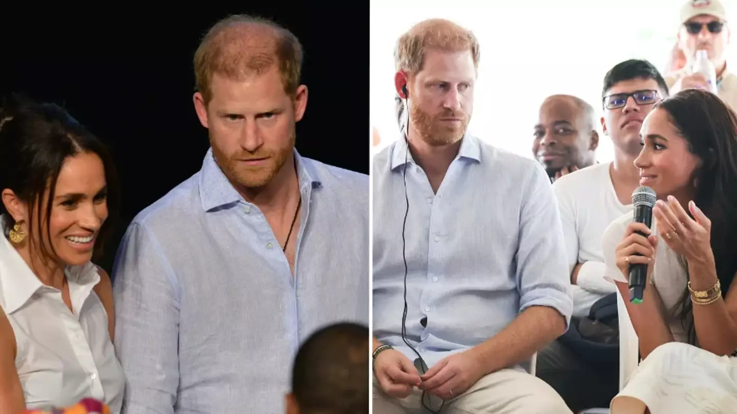 Body language expert reveals Prince Harry made very telling gesture to Meghan Markle with savage analysis