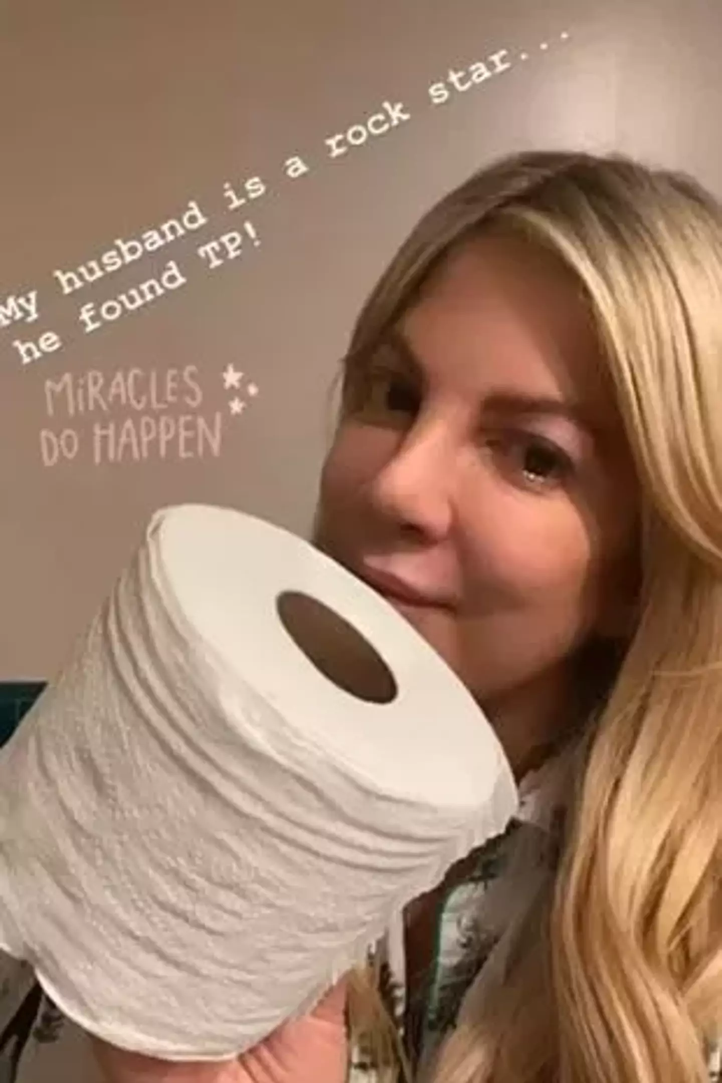 Tori confessed she has not gone to the bathroom alone in nearly two decades.