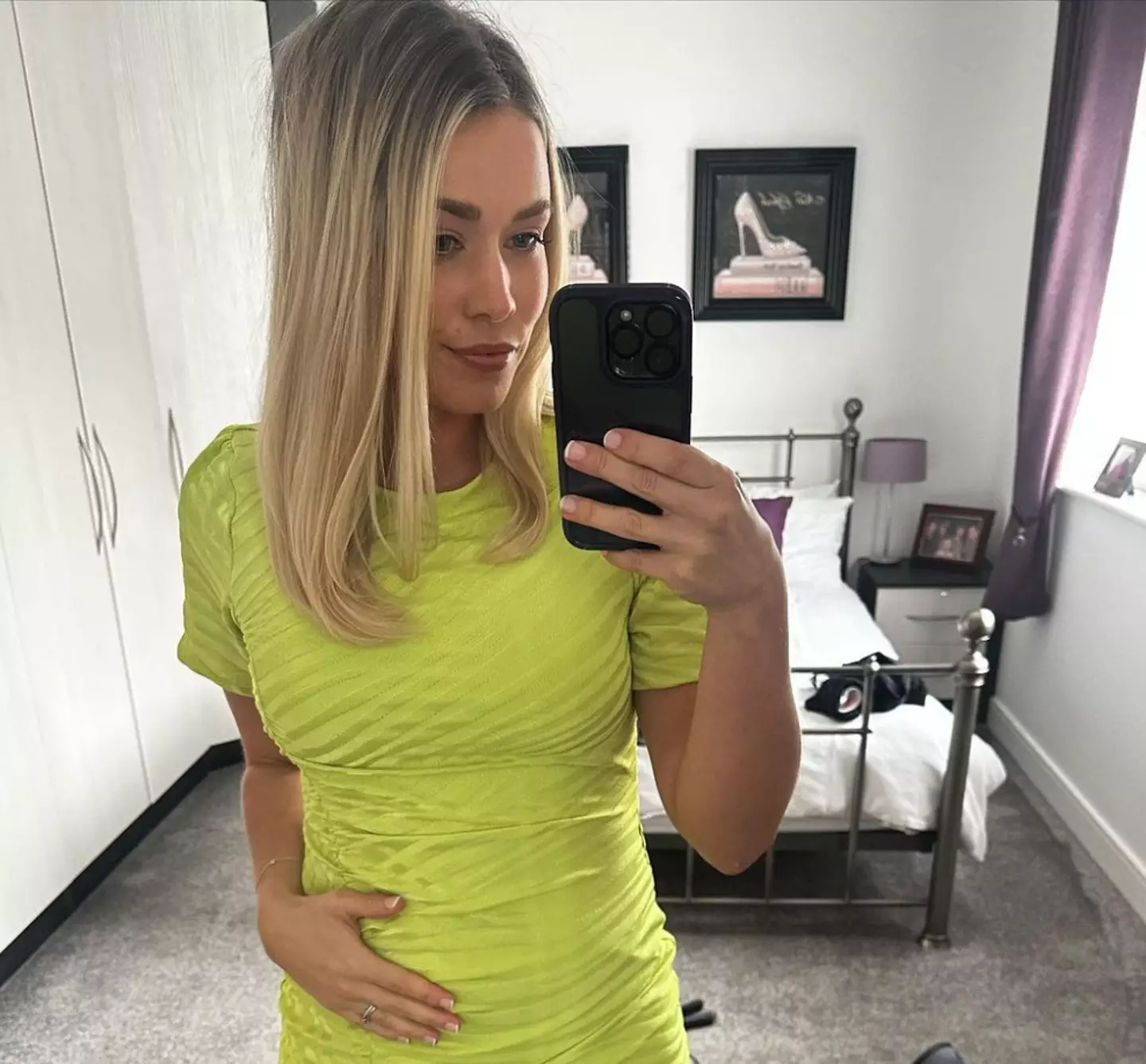 The First Dates star kept fans updated throughout her pregnancy journey.