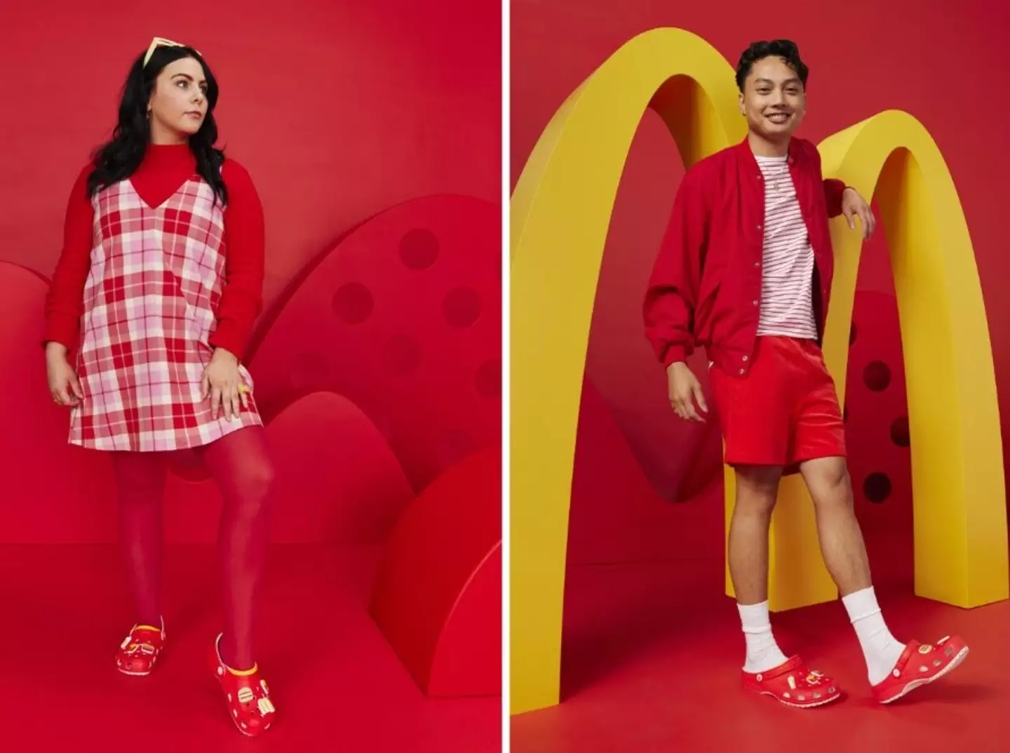 The McDonald's charms are also available to buy.