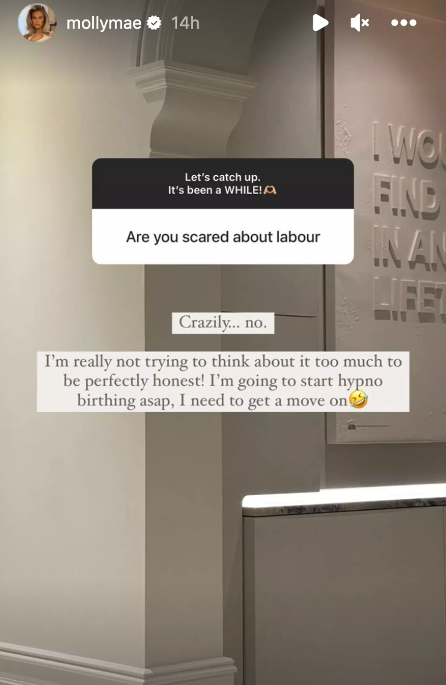 The Love Island contestant answered questions about her pregnancy.