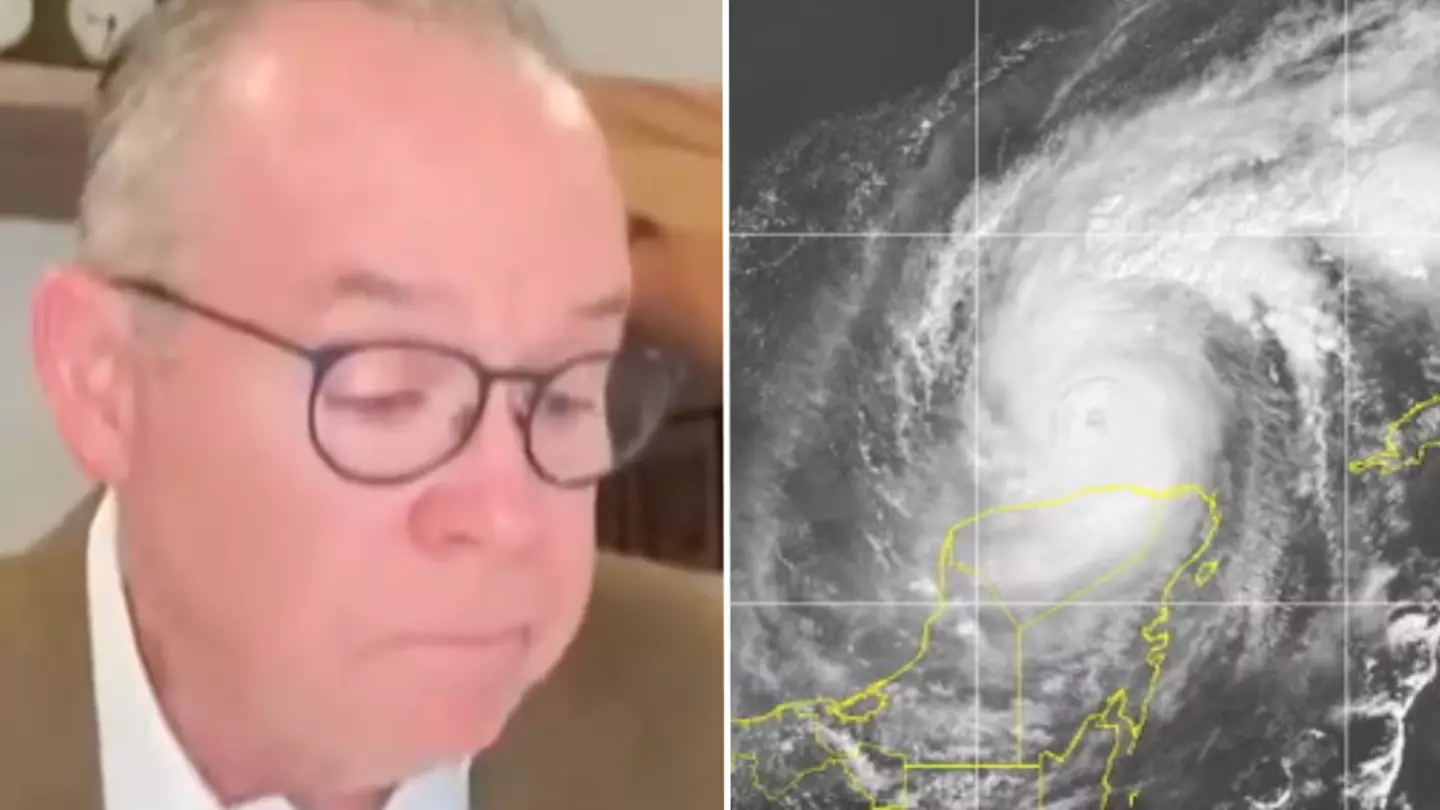 Expert fights back tears trying to explain Hurricane Milton to people across the world