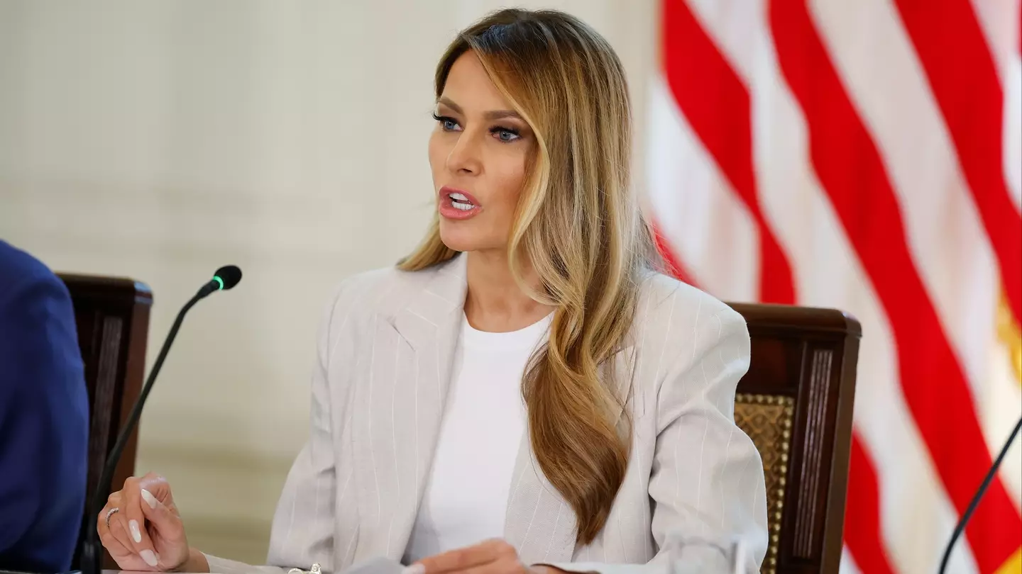 Melania Trump issues eerie robot warning in rare public appearance