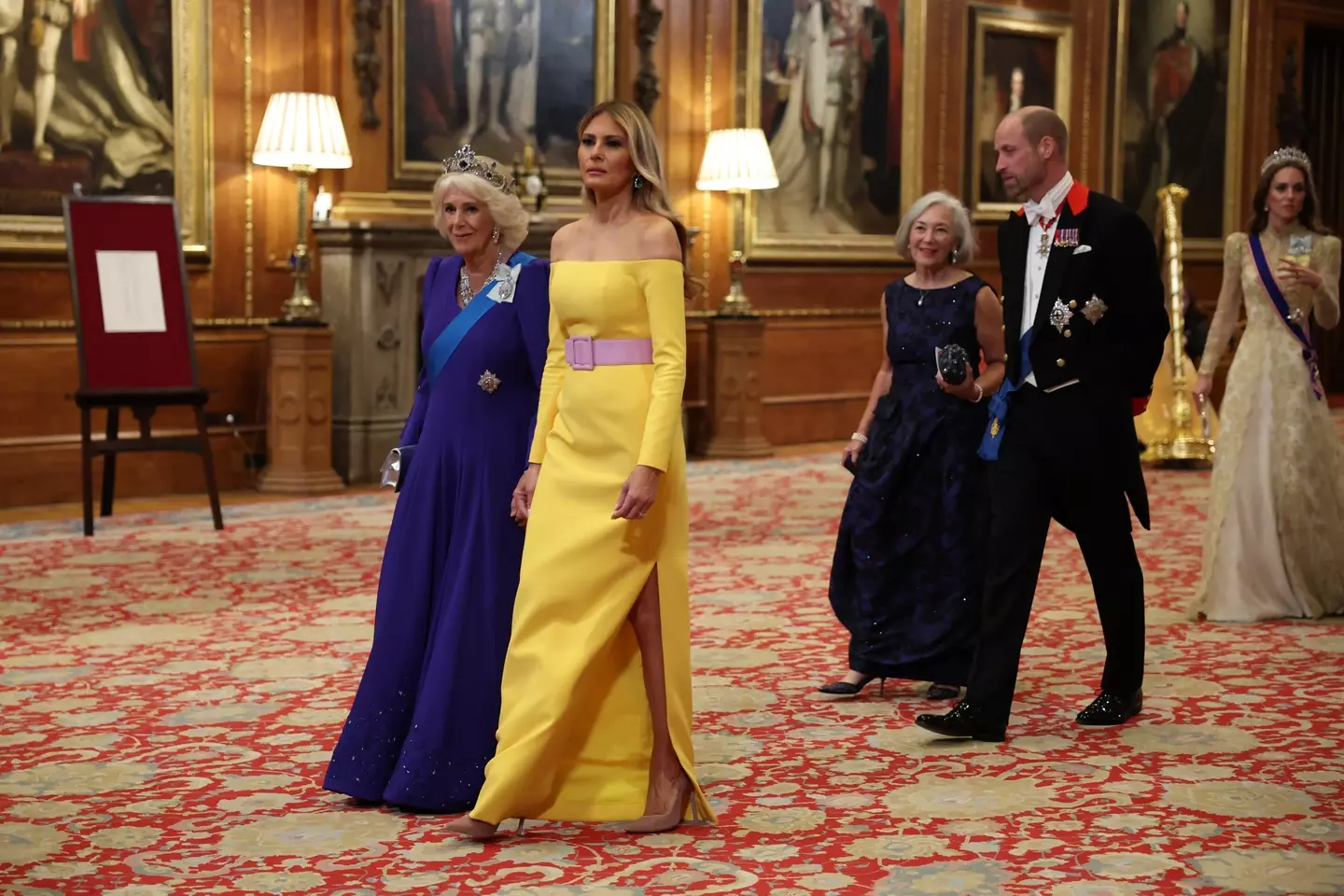 Prince William hosted the Americans for a state dinner earlier this week (Anna Moneymaker/Getty Images)