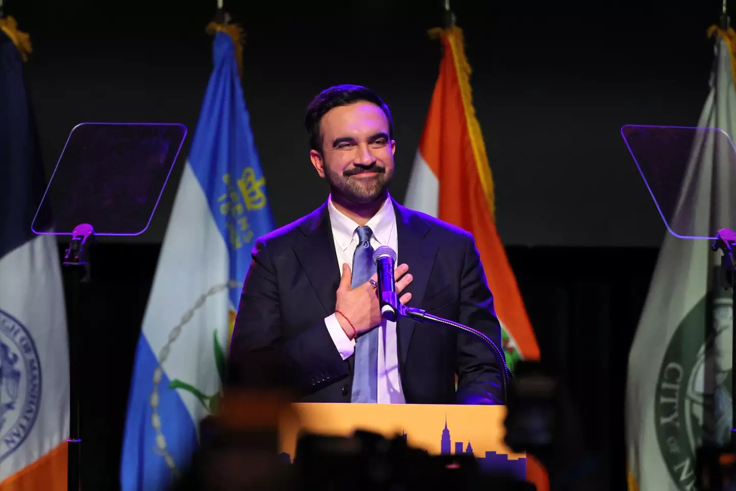 Zohran Mamdani became the mayor of New York City yesterday (Photo by ANGELA WEISS/AFP via Getty Images)