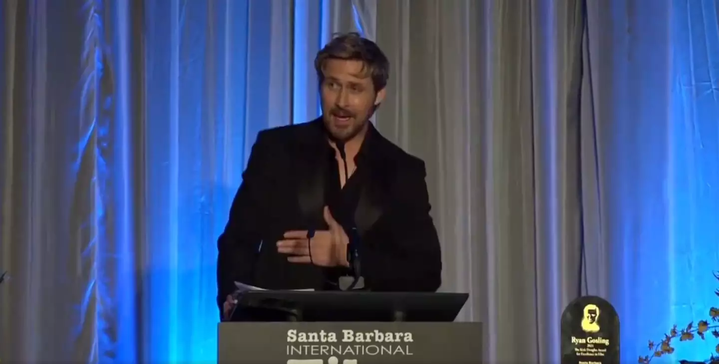 Ryan thanked wife Eva in his acceptance speech at last night's Critics Choice Awards.
