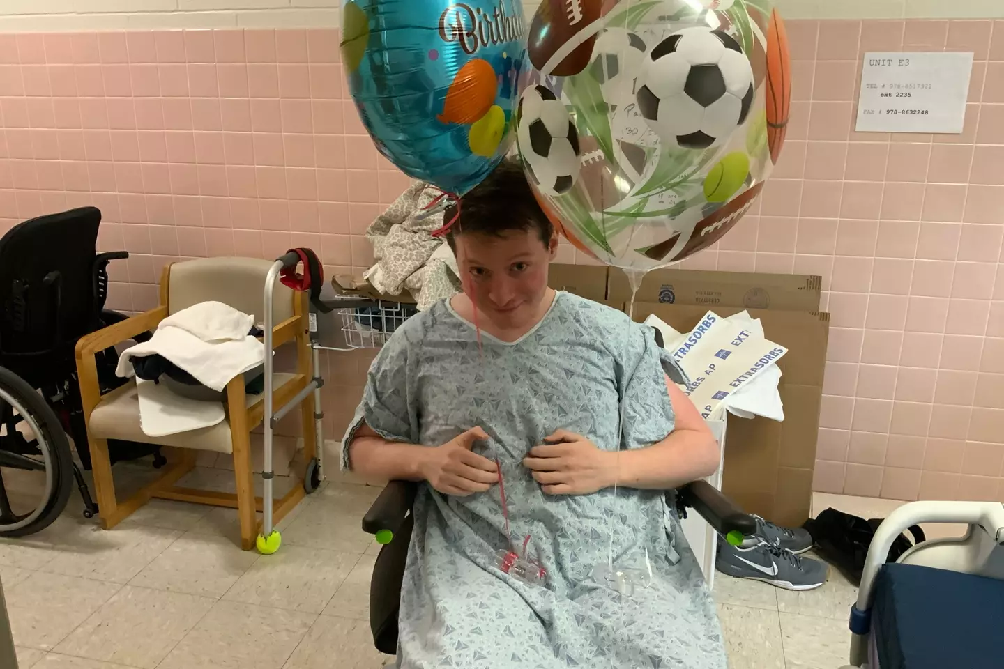 He is now on a world-first road to recovery (SWNS)