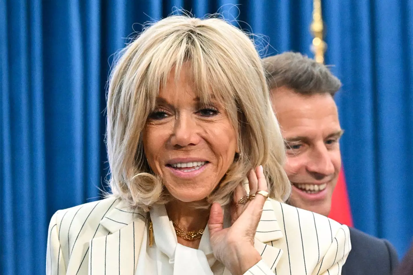 Macron was just 15 when he met his then-teacher Brigitte who was 39 at the time (NHAC NGUYEN/AFP via Getty Images)